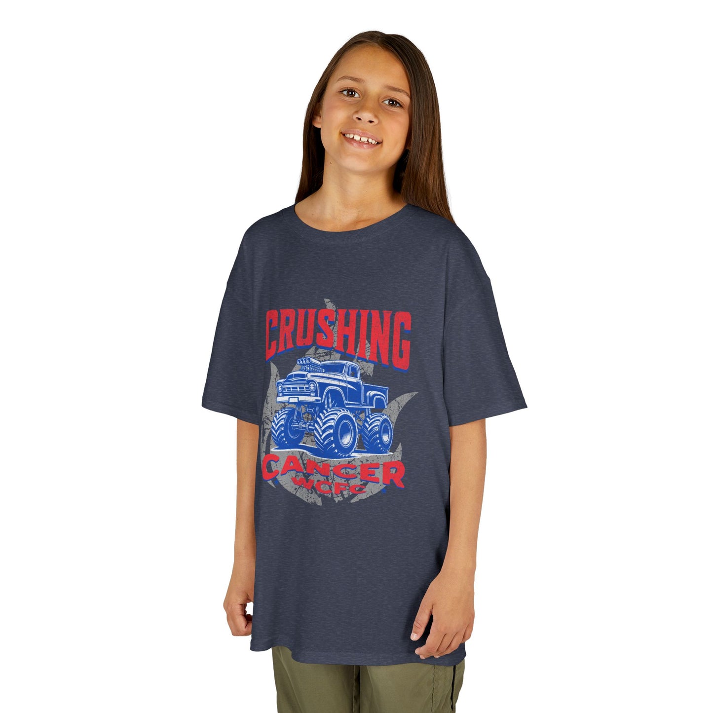 Crushing Cancer Monster Truck - Kids Heavy Tee