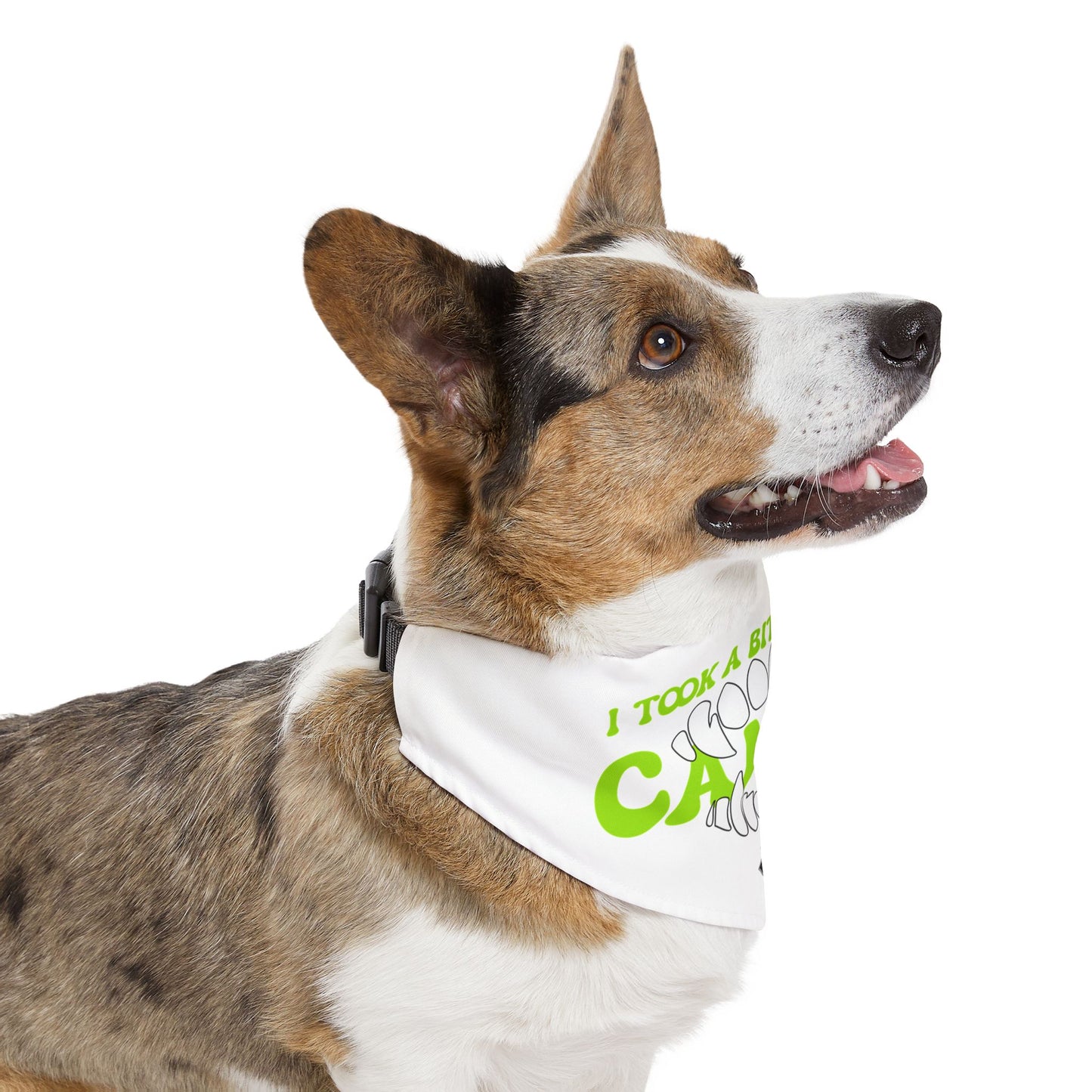 Take a Bite Out of Cancer (Green) - Dog Bandana