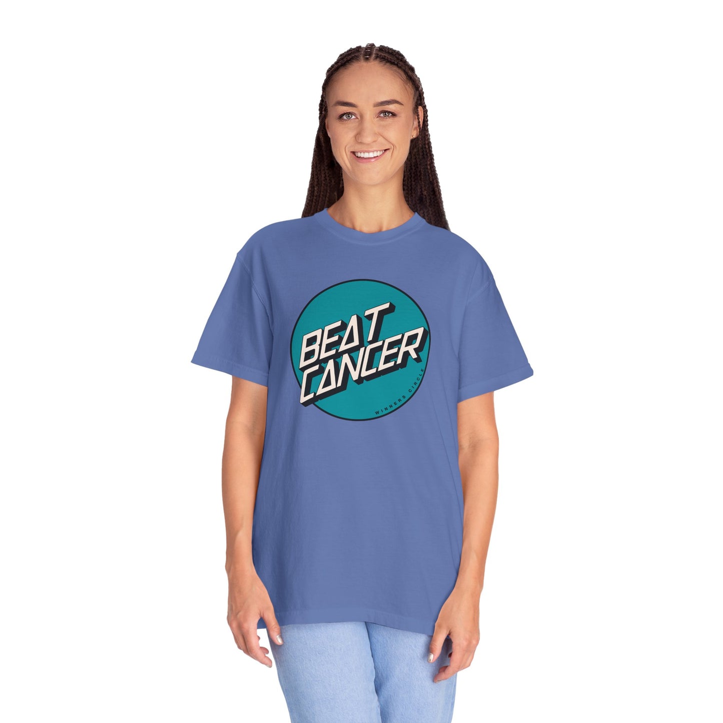Beat Cancer Teal Logo - T-Shirt