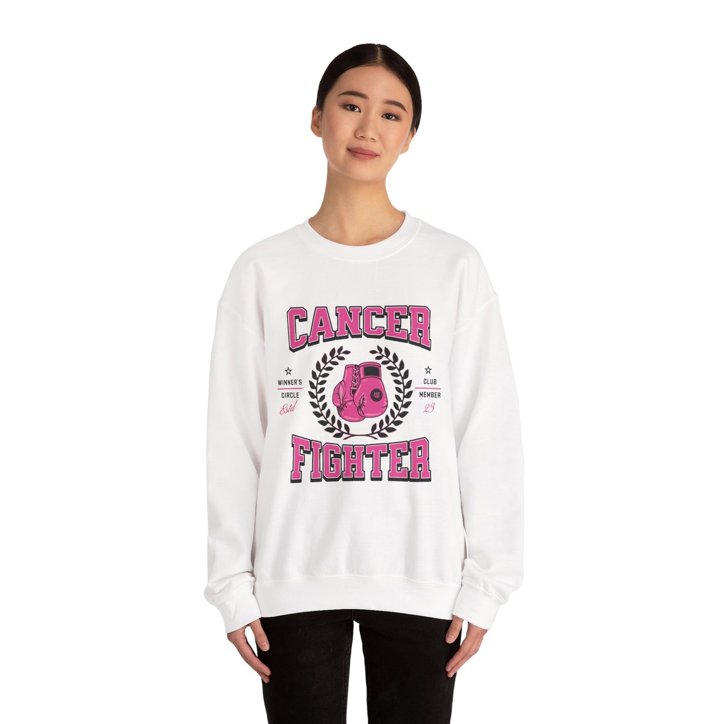 Unisex Cancer Fighter Crewneck Sweatshirt