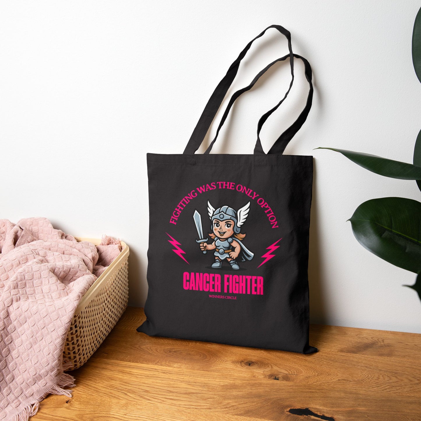 Cancer Fighter - Valkyrie Tote Bag