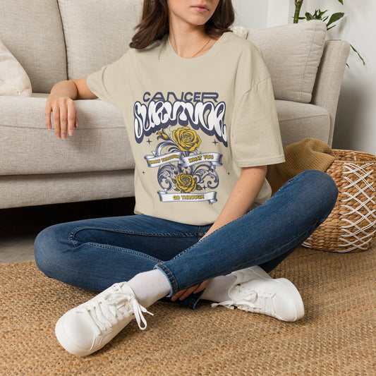 Grow Through (Yellow Flower) - Women's Soft Tee