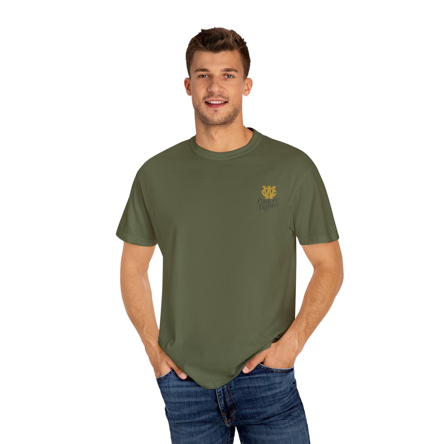 Defend Us In Battle Unisex Garment-Dyed T-shirt