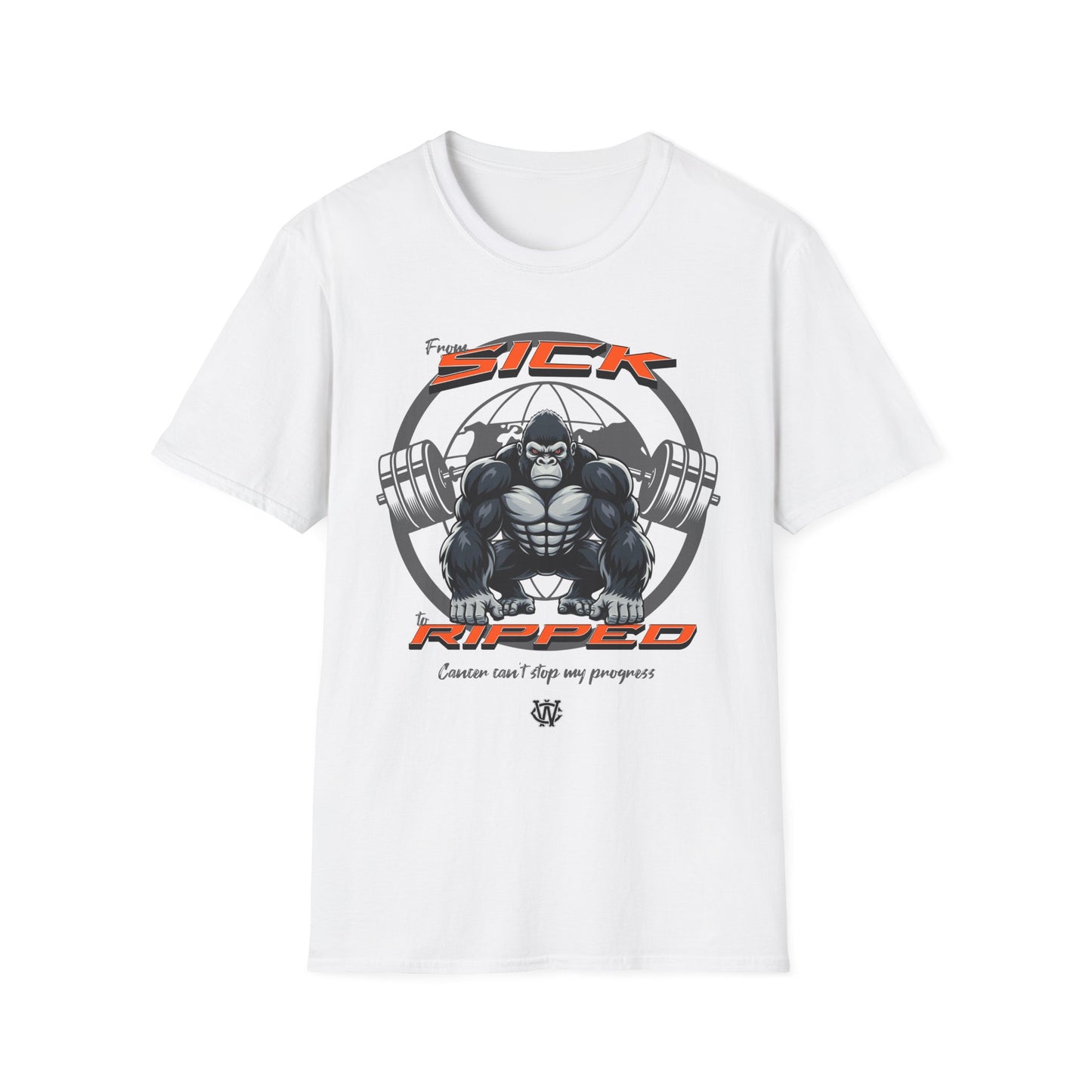 From Sick To Ripped (Gorilla) - Graphic T-Shirt