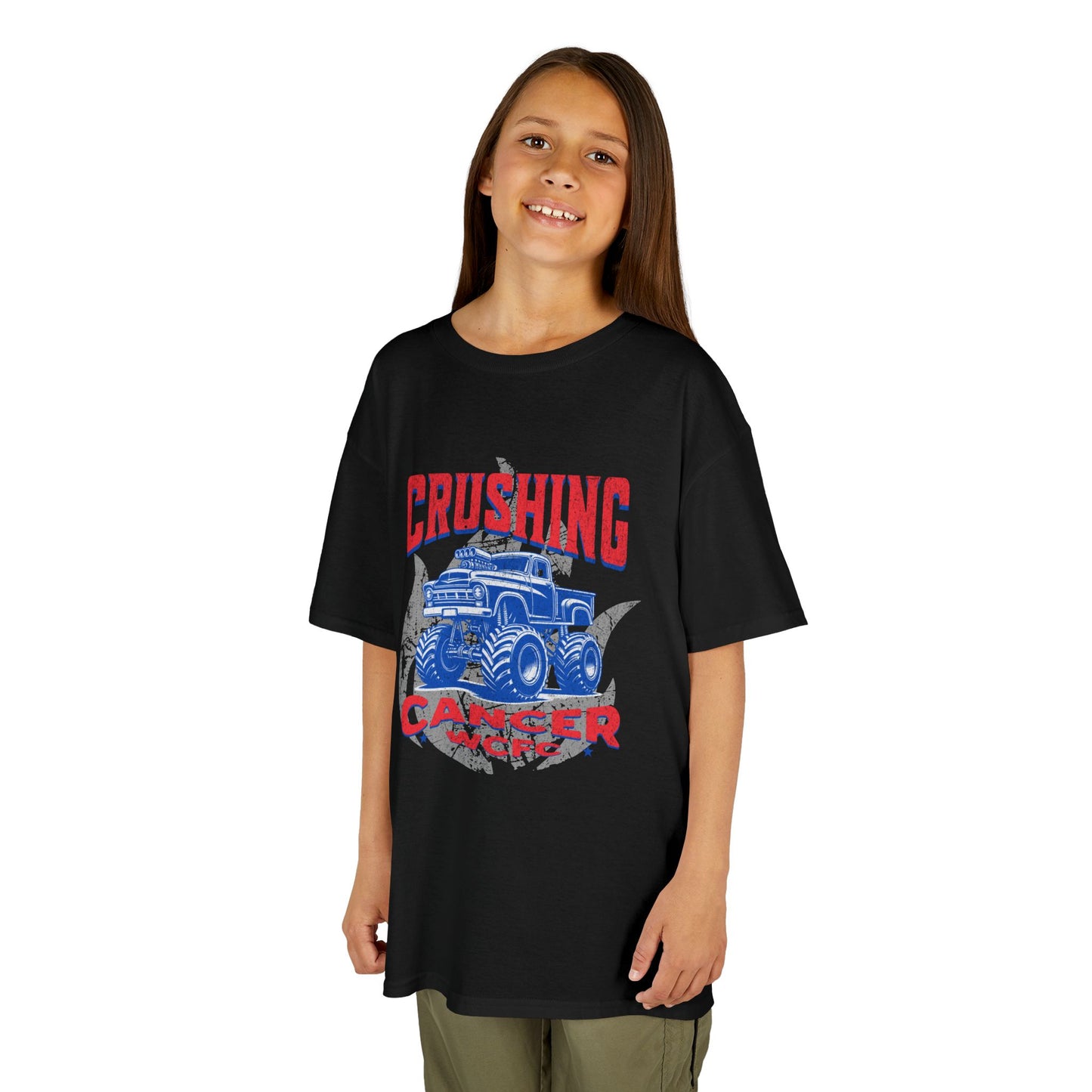 Crushing Cancer Monster Truck - Kids Heavy Tee