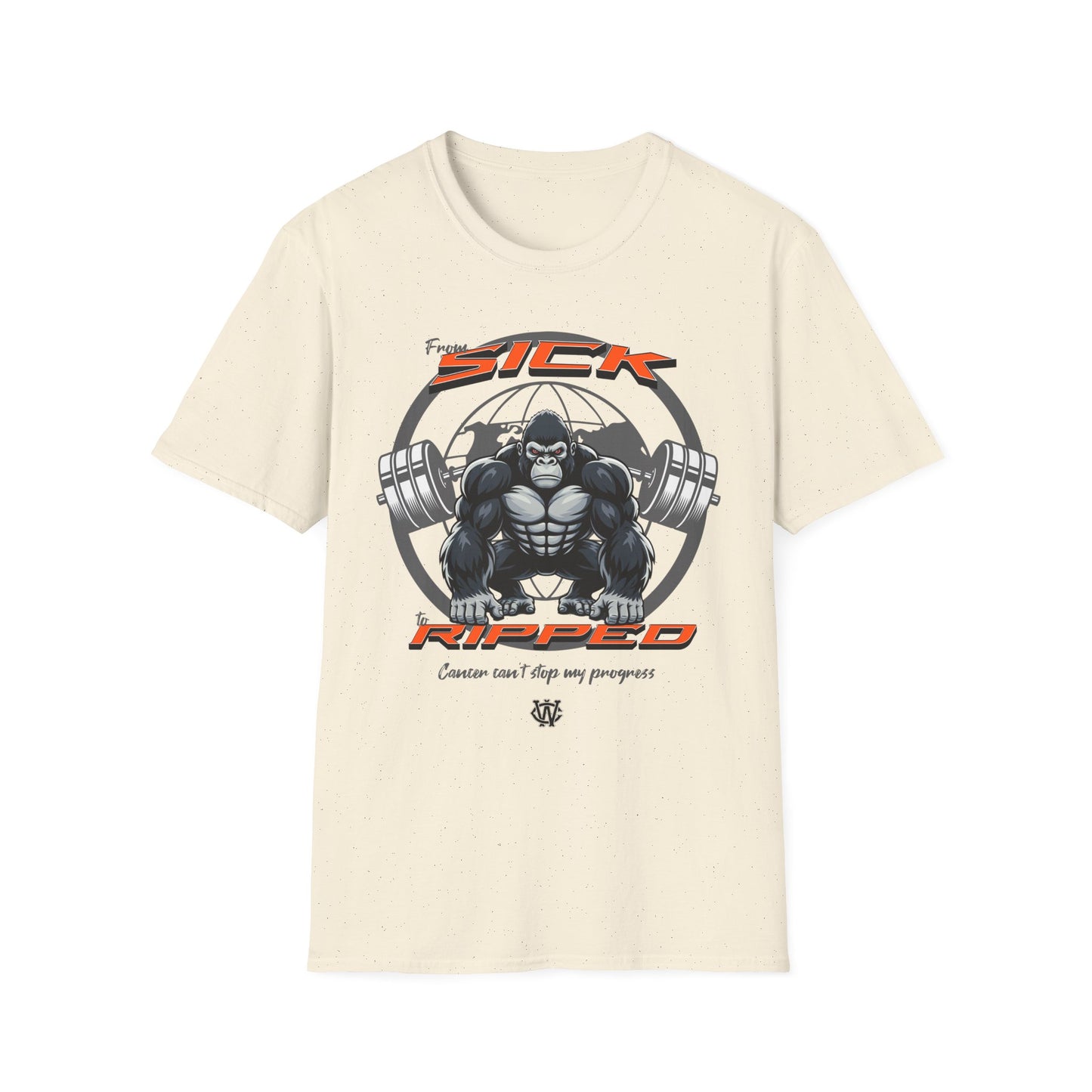 From Sick To Ripped (Gorilla) - Graphic T-Shirt