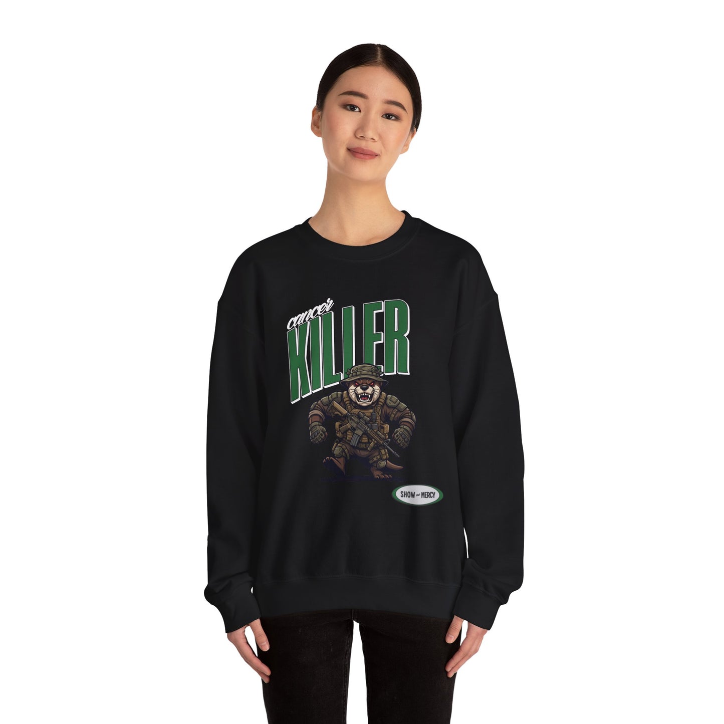 Cancer Killer Otter - Crewneck Sweatshirt