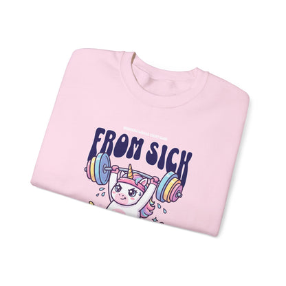 Sick 2 Thicc - Crewneck Sweatshirt (Women's)