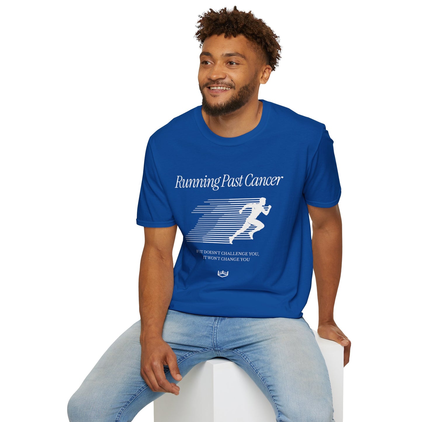 Running Past Cancer (Male) - T-Shirt