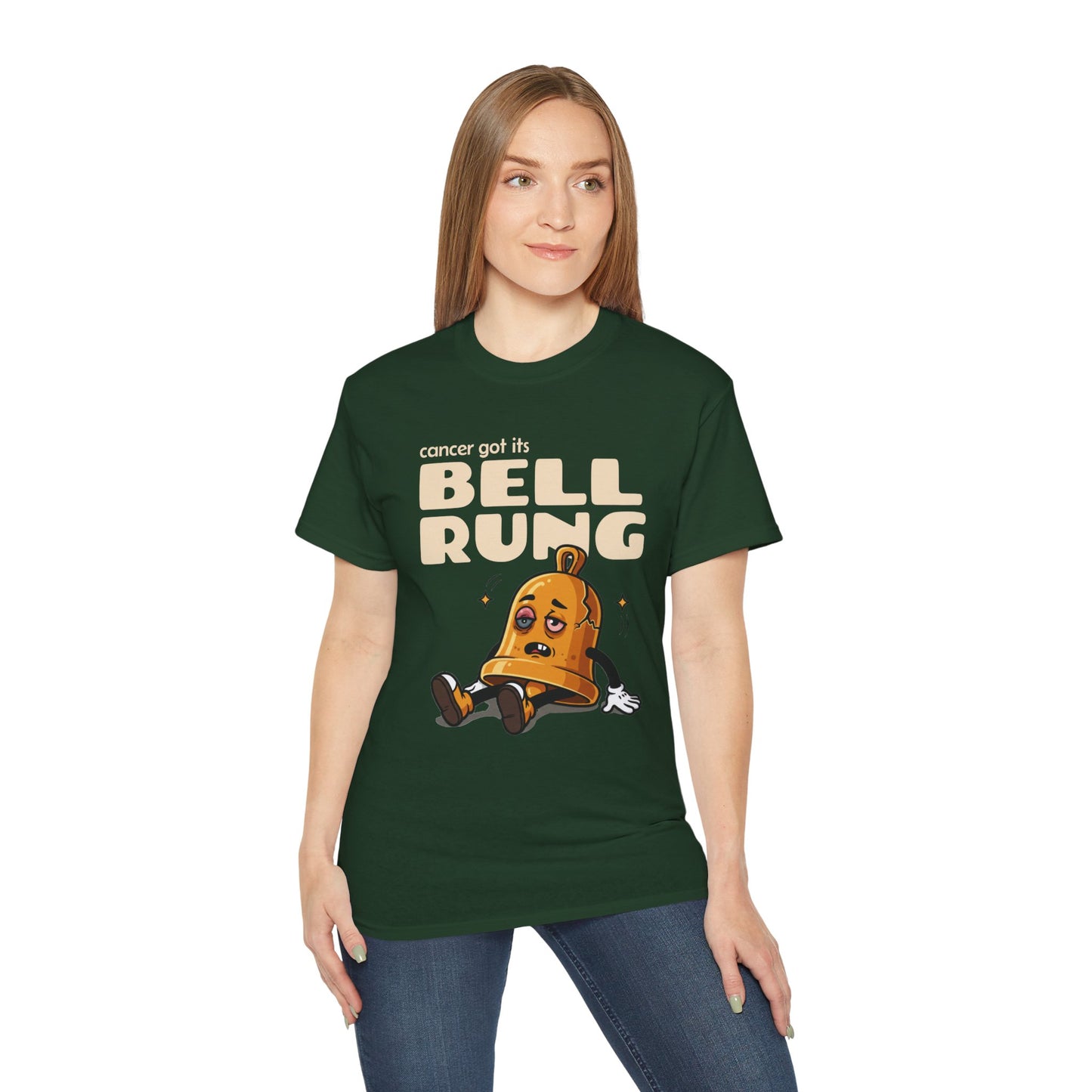 Cancer Got It's Bell Rung Unisex Cotton Shirt
