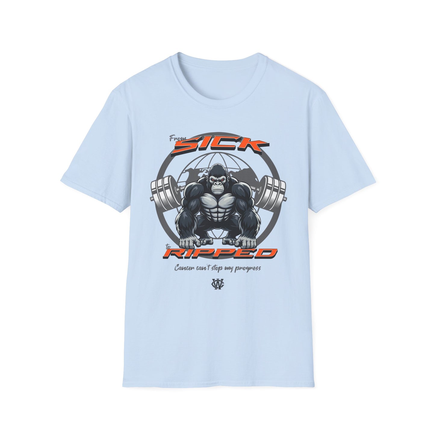 From Sick To Ripped (Gorilla) - Graphic T-Shirt