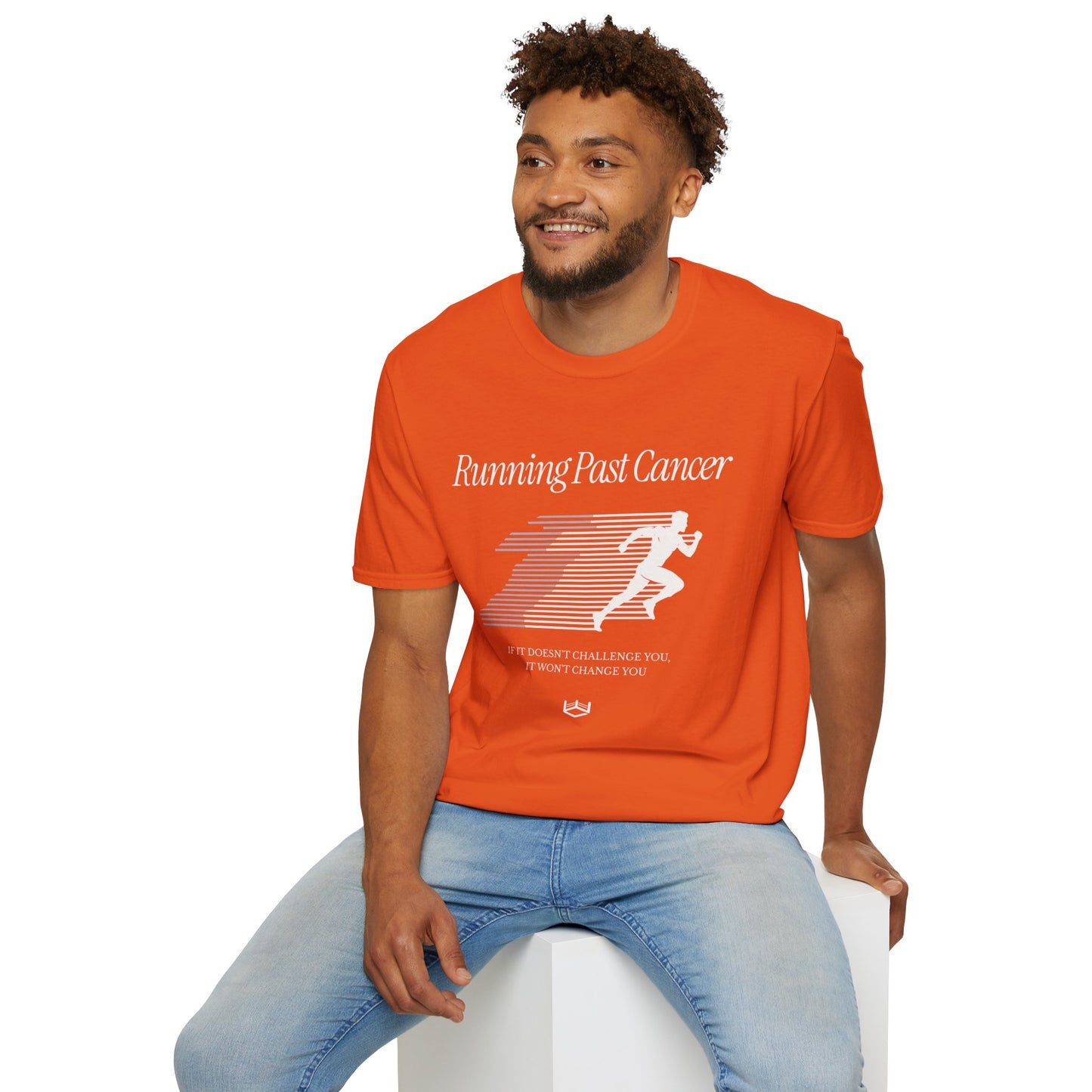Running Past Cancer (Male) - T-Shirt