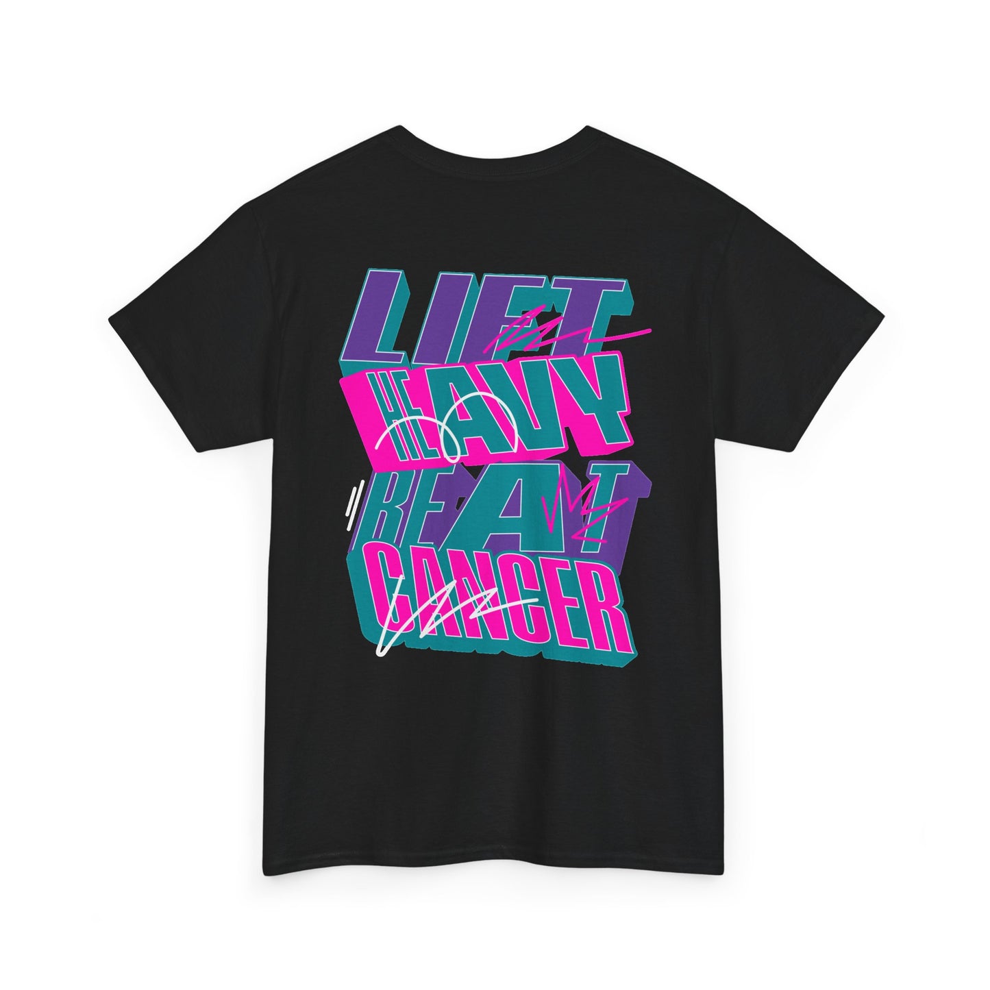 Lift Heavy Beat Cancer Thyroid (Women's) - Heavy Cotton Tee