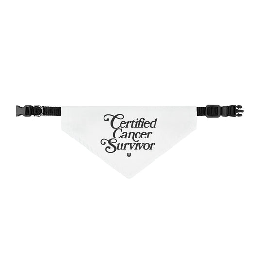 Certified Survivor - Clip-on Pet Bandana