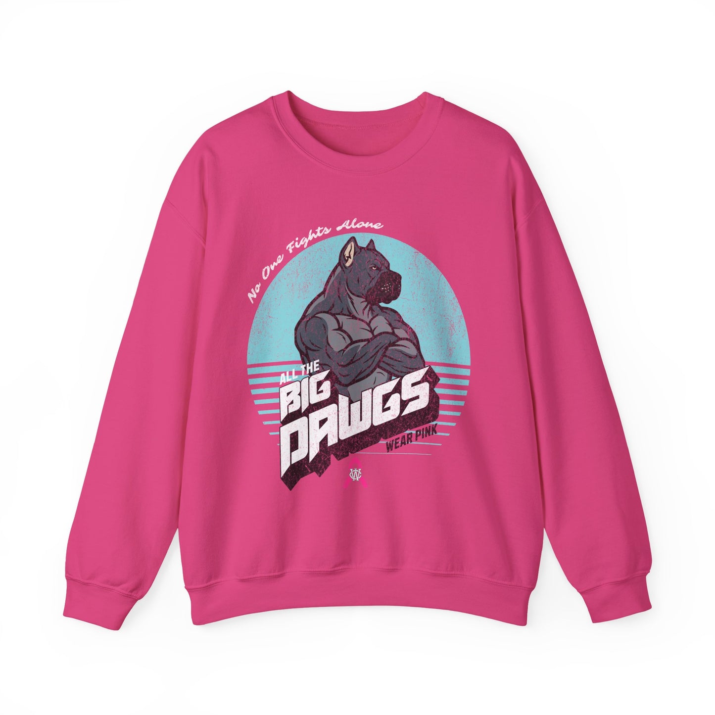 Big Dawgs Wear Pink - Crewneck Sweatshirt
