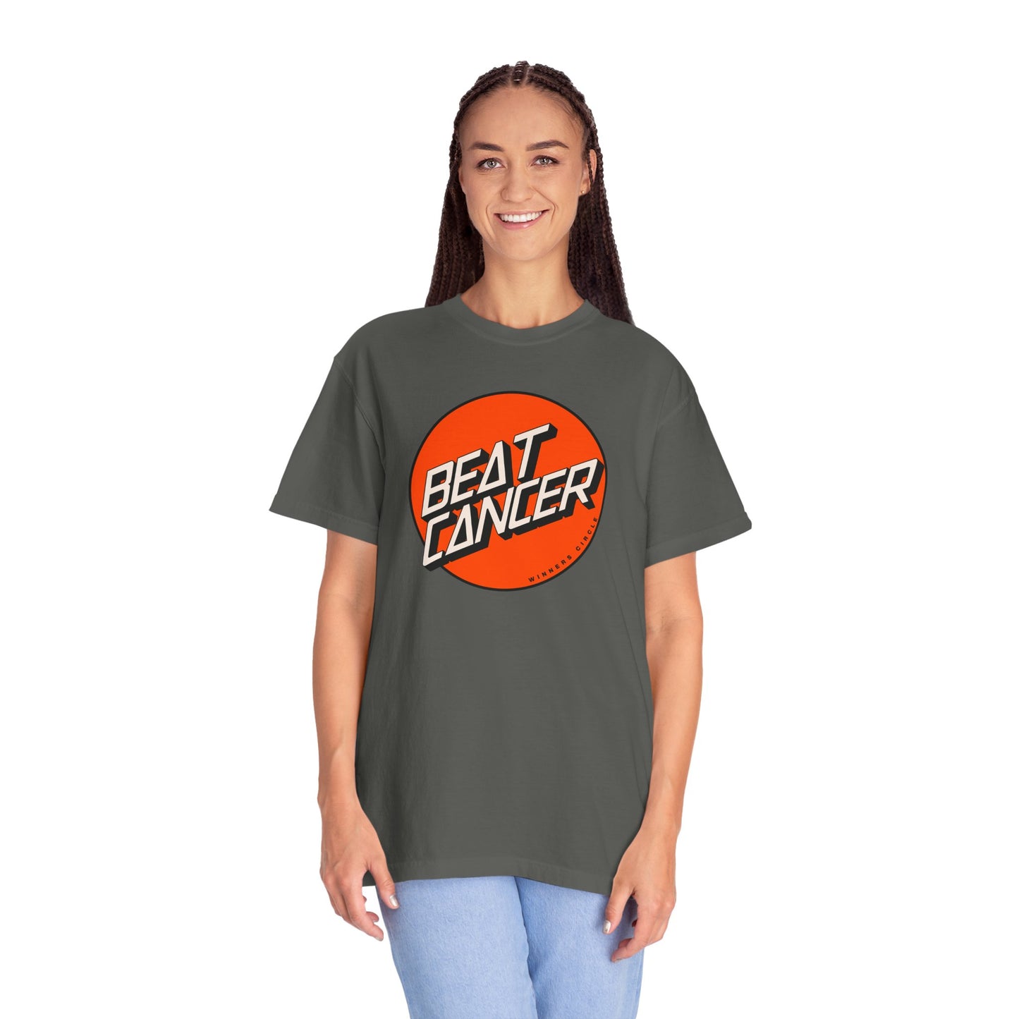 Beat Cancer Orange Logo - T-Shirt