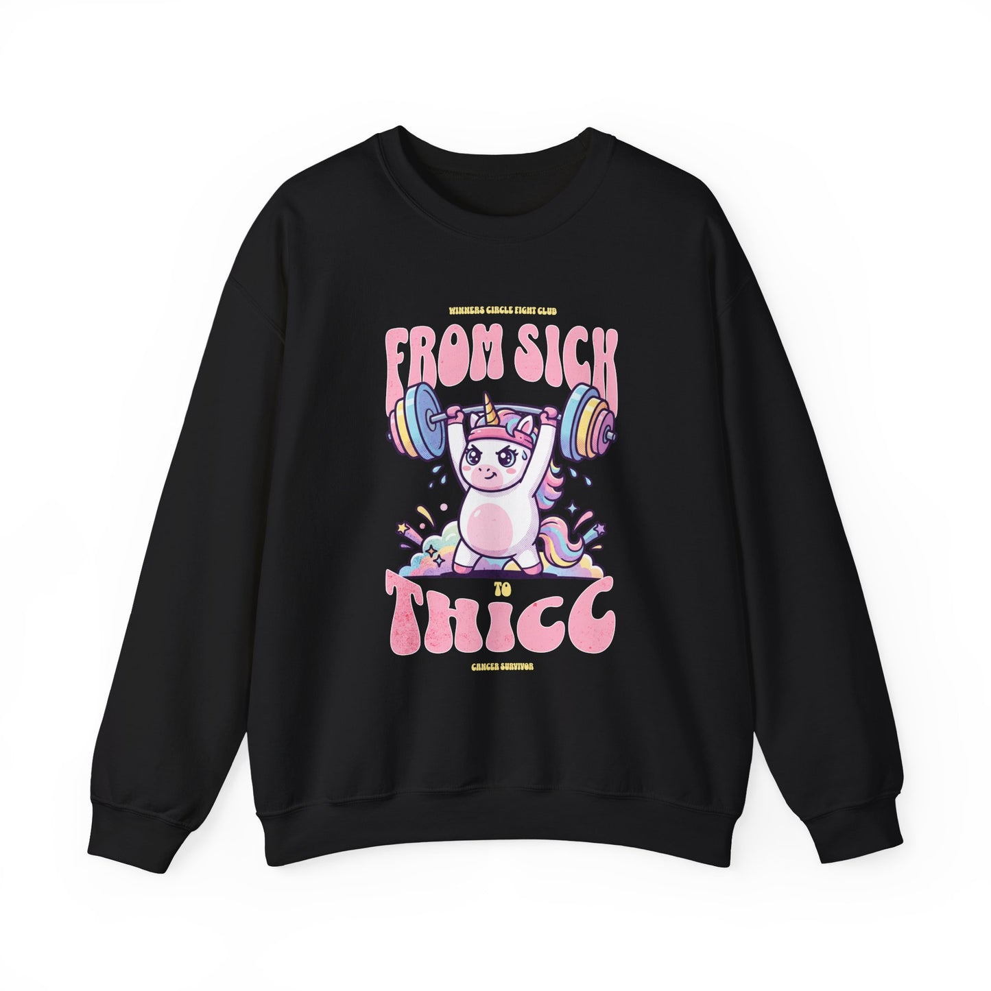 Sick 2 Thicc - Crewneck Sweatshirt (Women's)