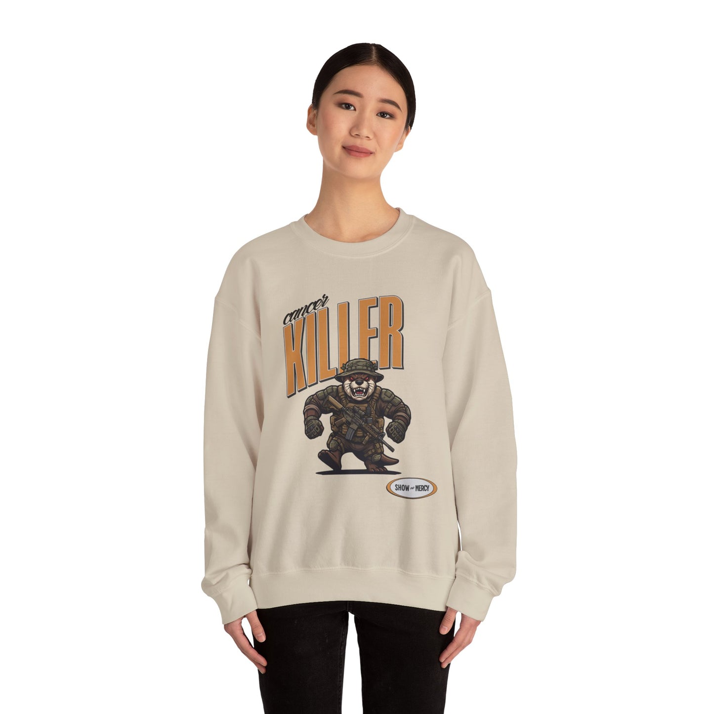 Cancer Killer Otter - Crewneck Sweatshirt