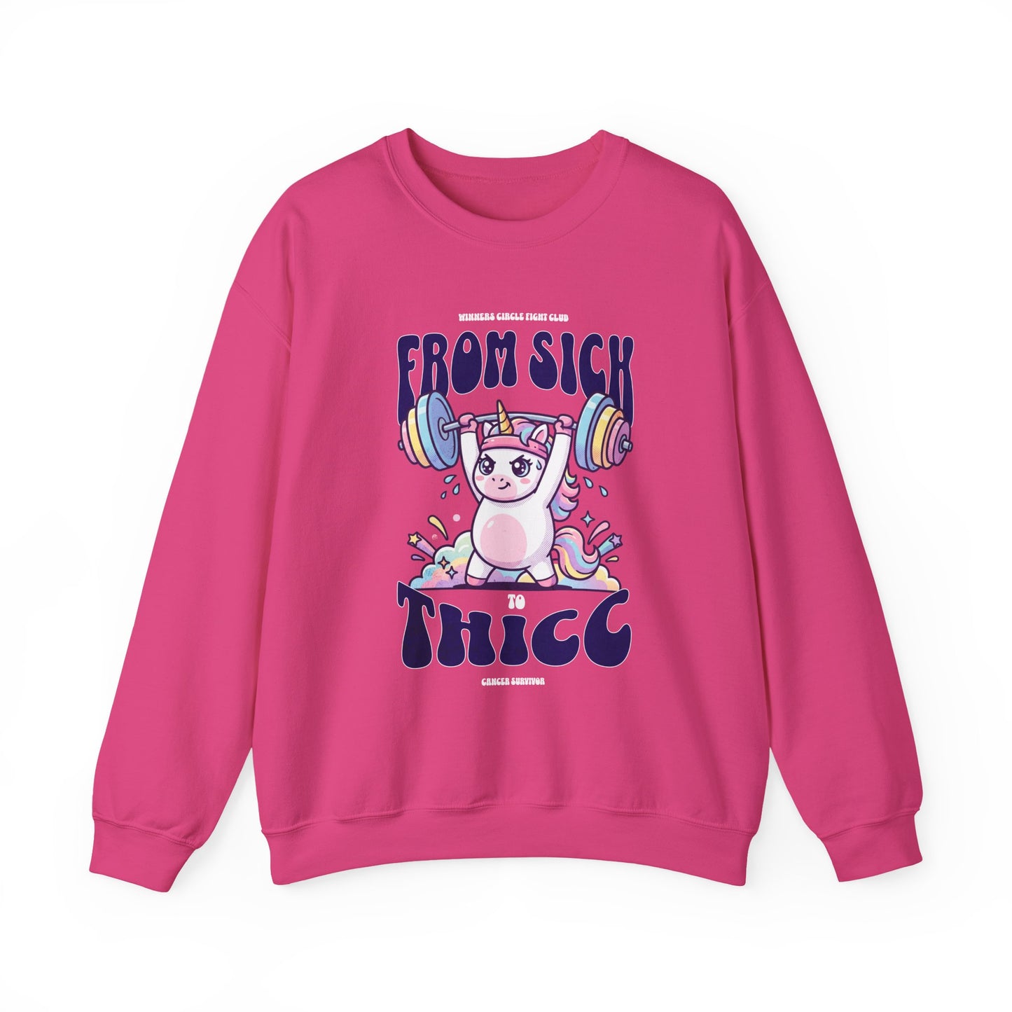 Sick 2 Thicc - Crewneck Sweatshirt (Women's)