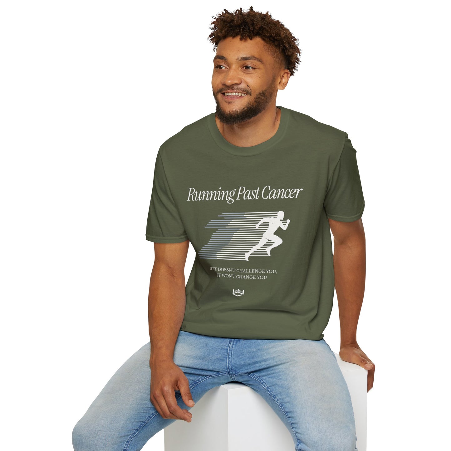 Running Past Cancer (Male) - T-Shirt