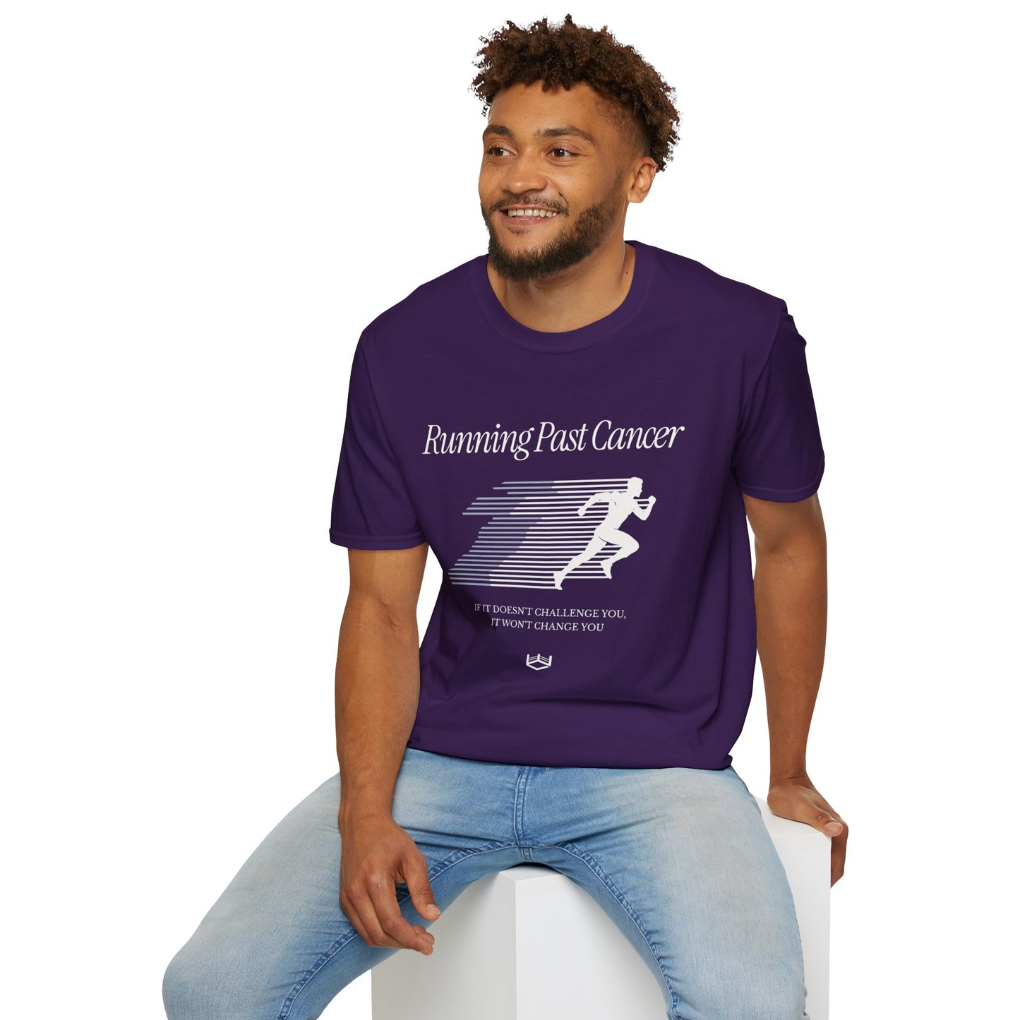 Running Past Cancer (Male) - T-Shirt
