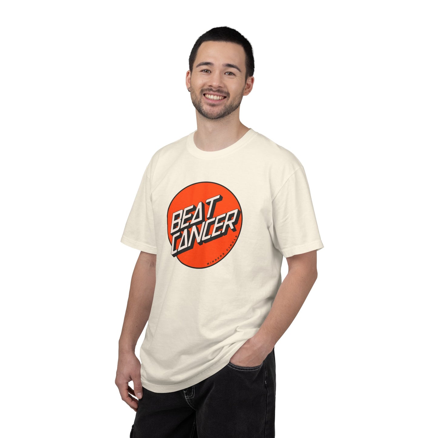 Beat Cancer Orange Logo - T-Shirt