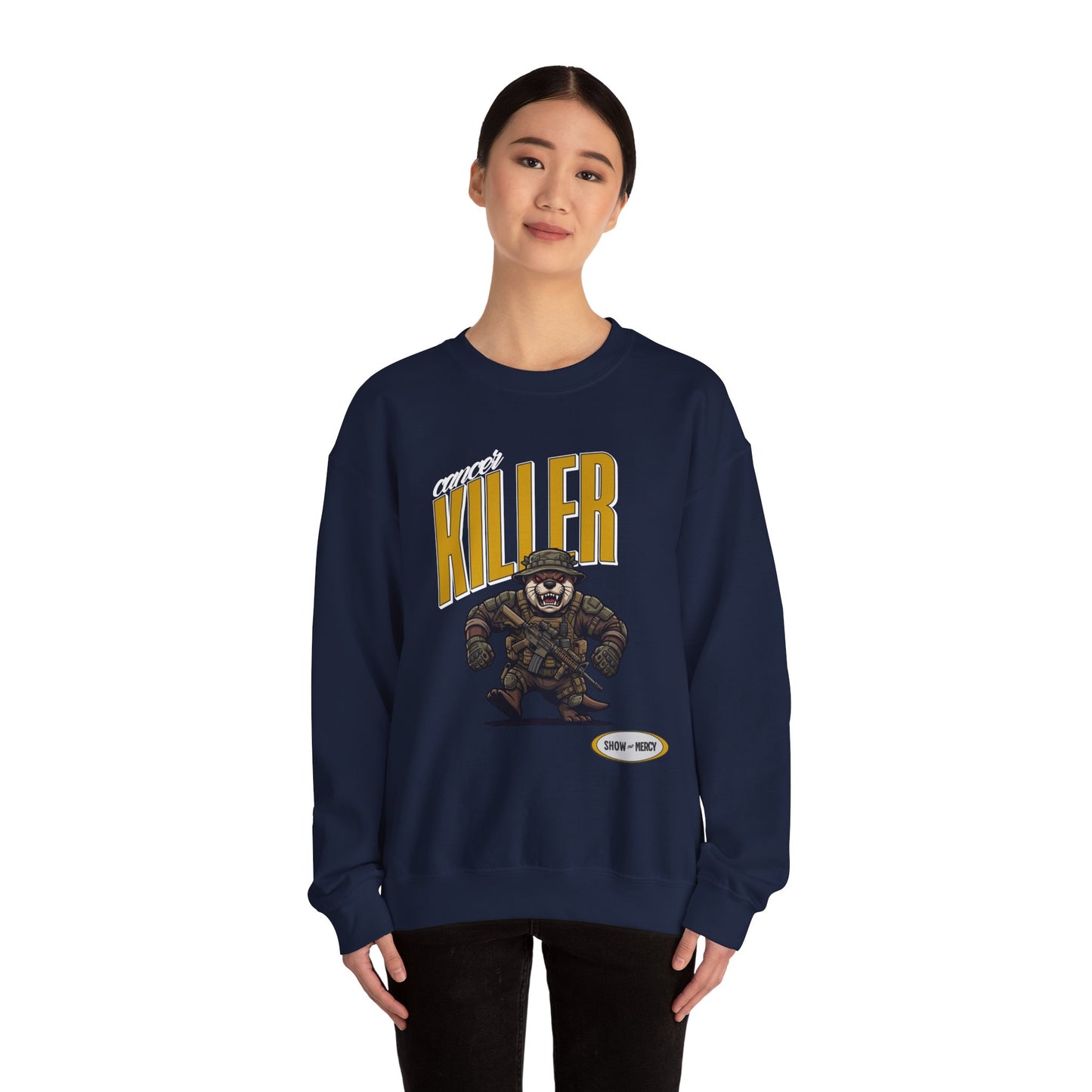 Cancer Killer Otter - Crewneck Sweatshirt
