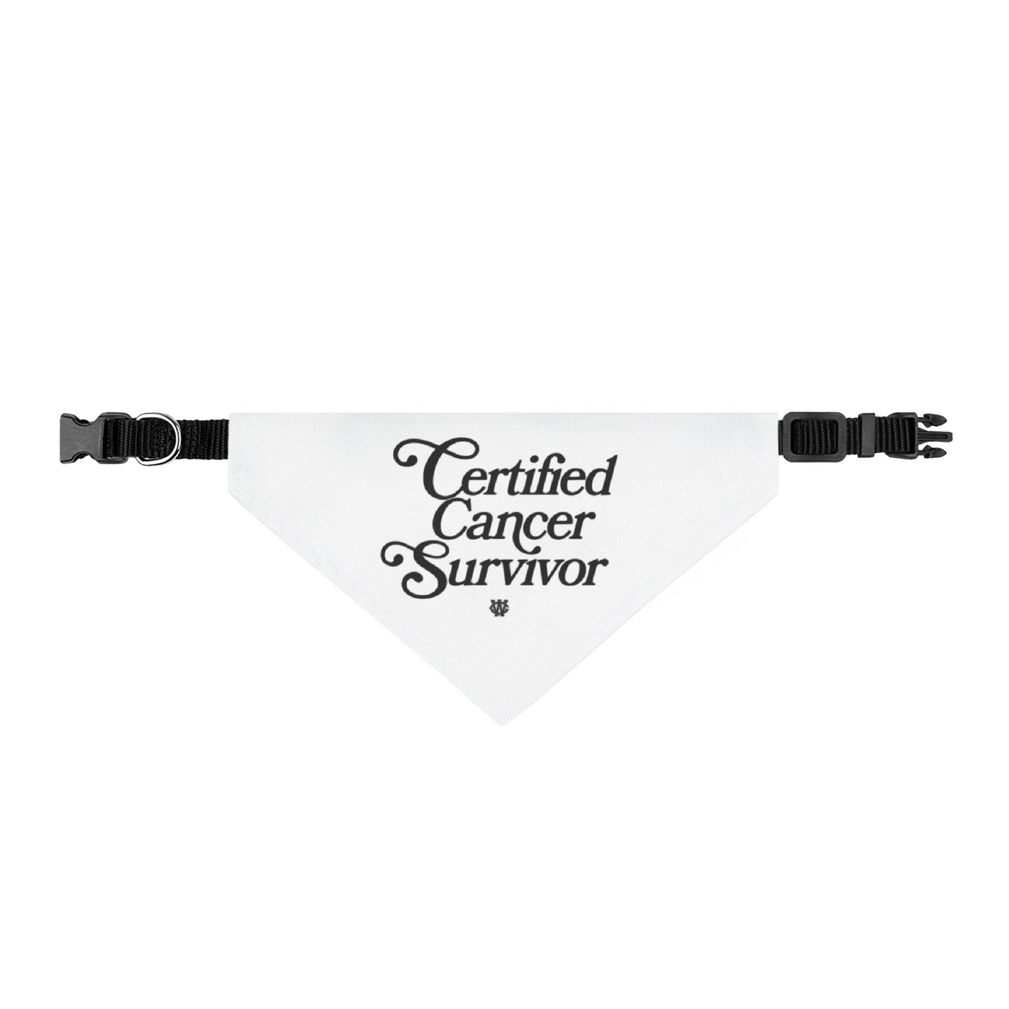 Certified Survivor - Clip-on Pet Bandana