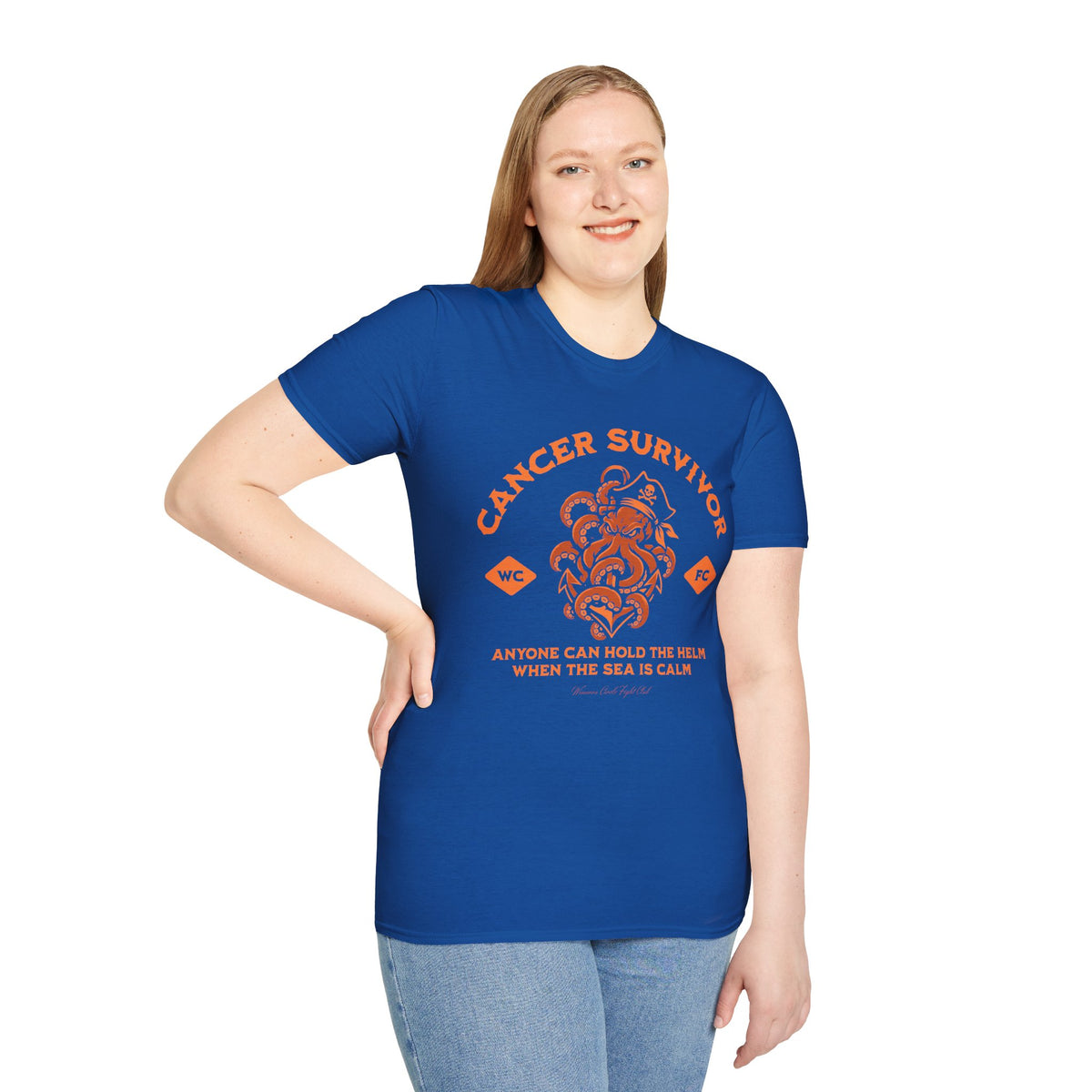 Calm Seas (Orange) - Unisex Soft Tee