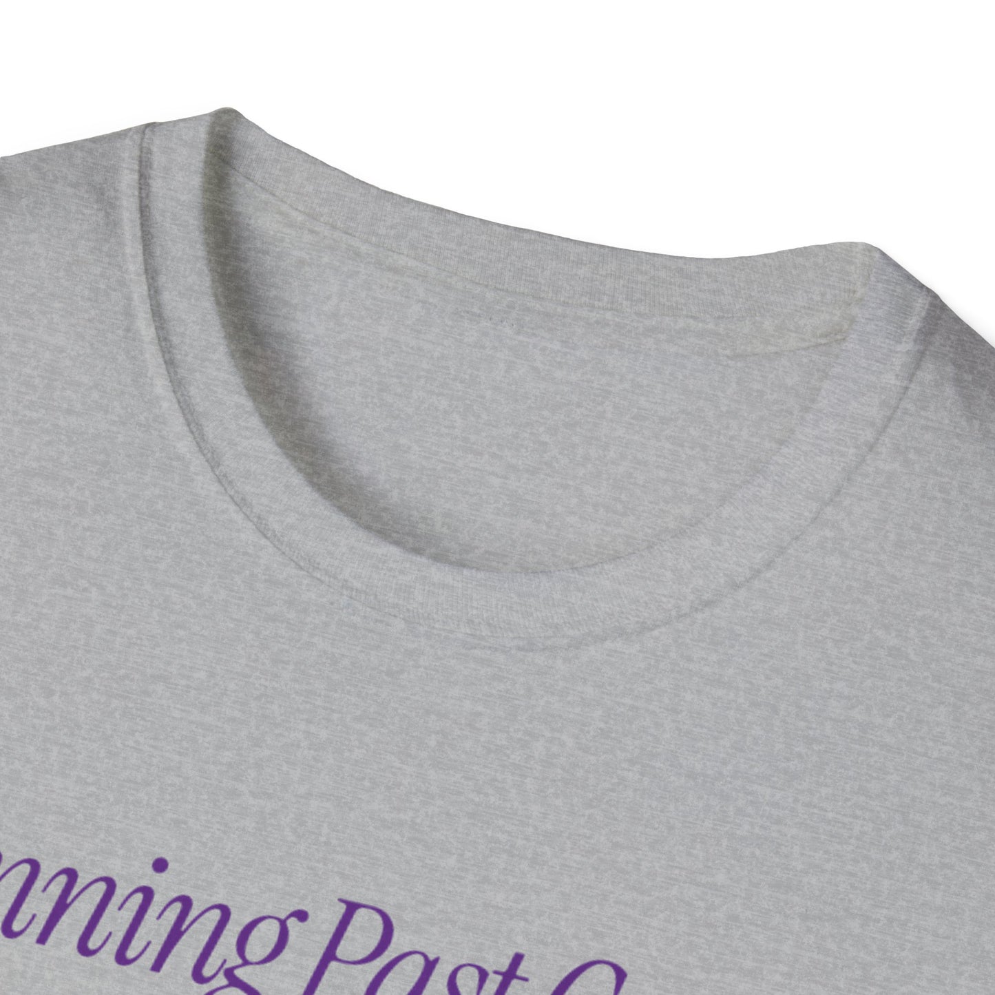 Running Past Cancer (Male) Purple Graphic - T-Shirt