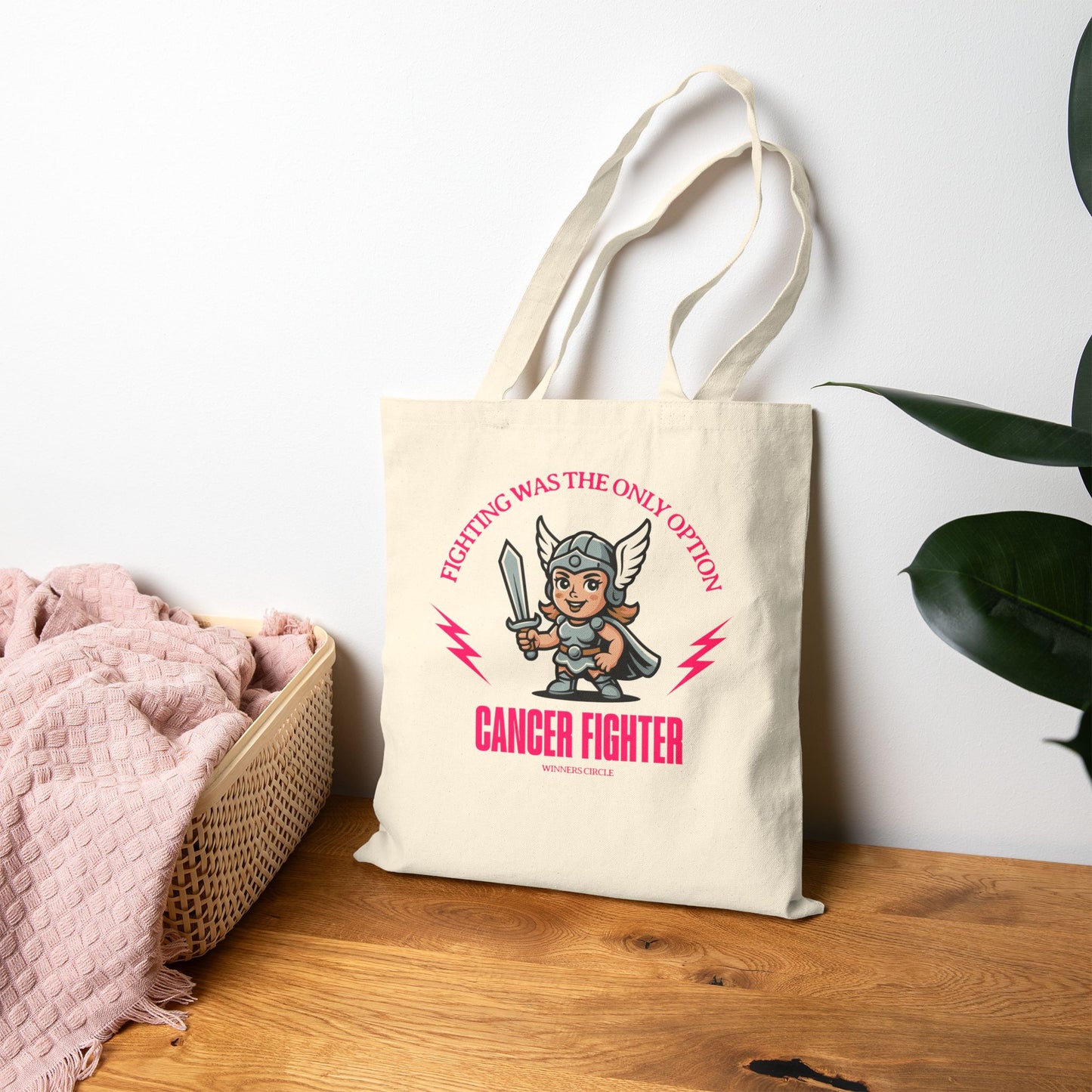 Cancer Fighter - Valkyrie Tote Bag