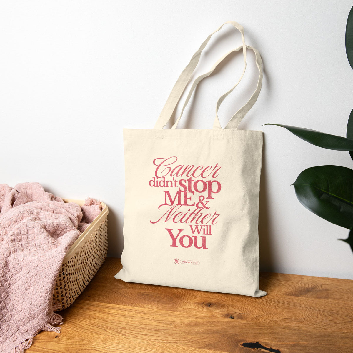 Cancer Didn't Stop Me - Cotton Canvas Tote Bag