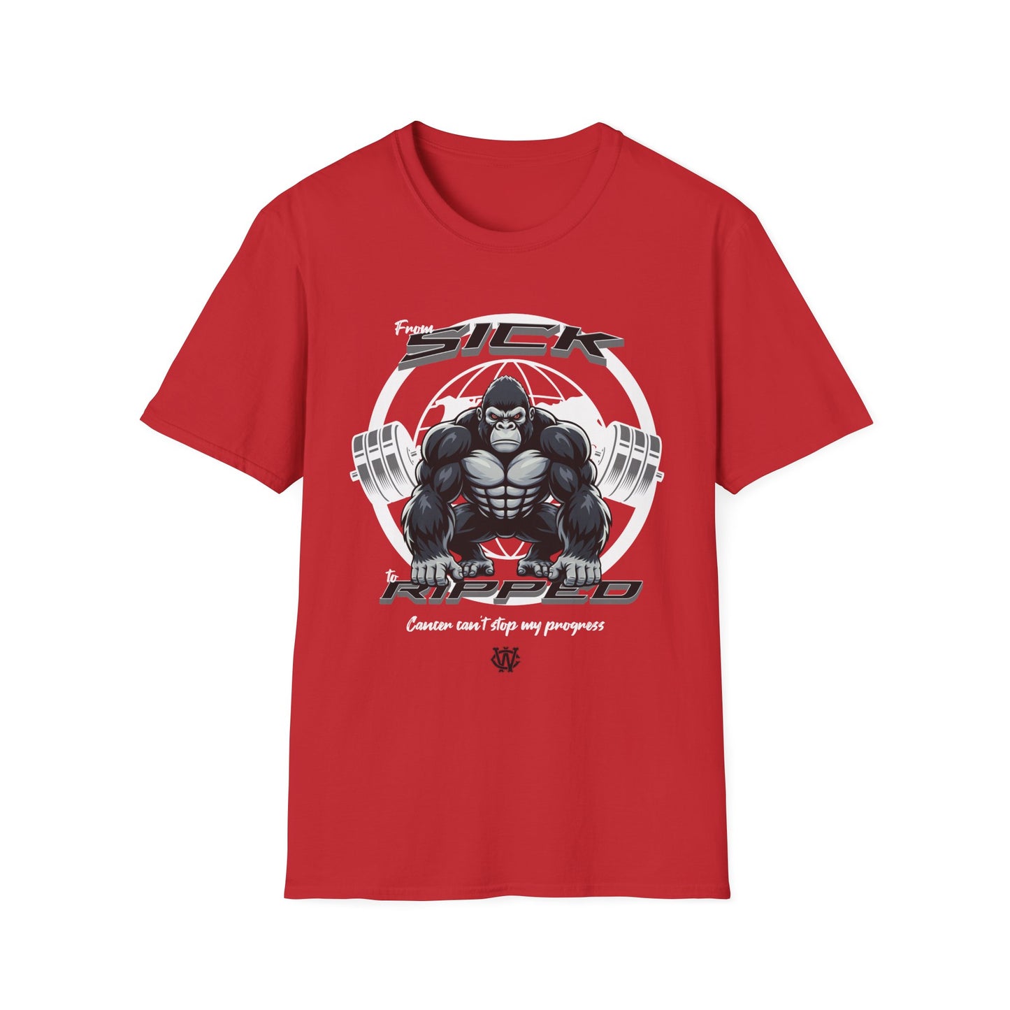 From Sick To Ripped (Gorilla) - Graphic T-Shirt