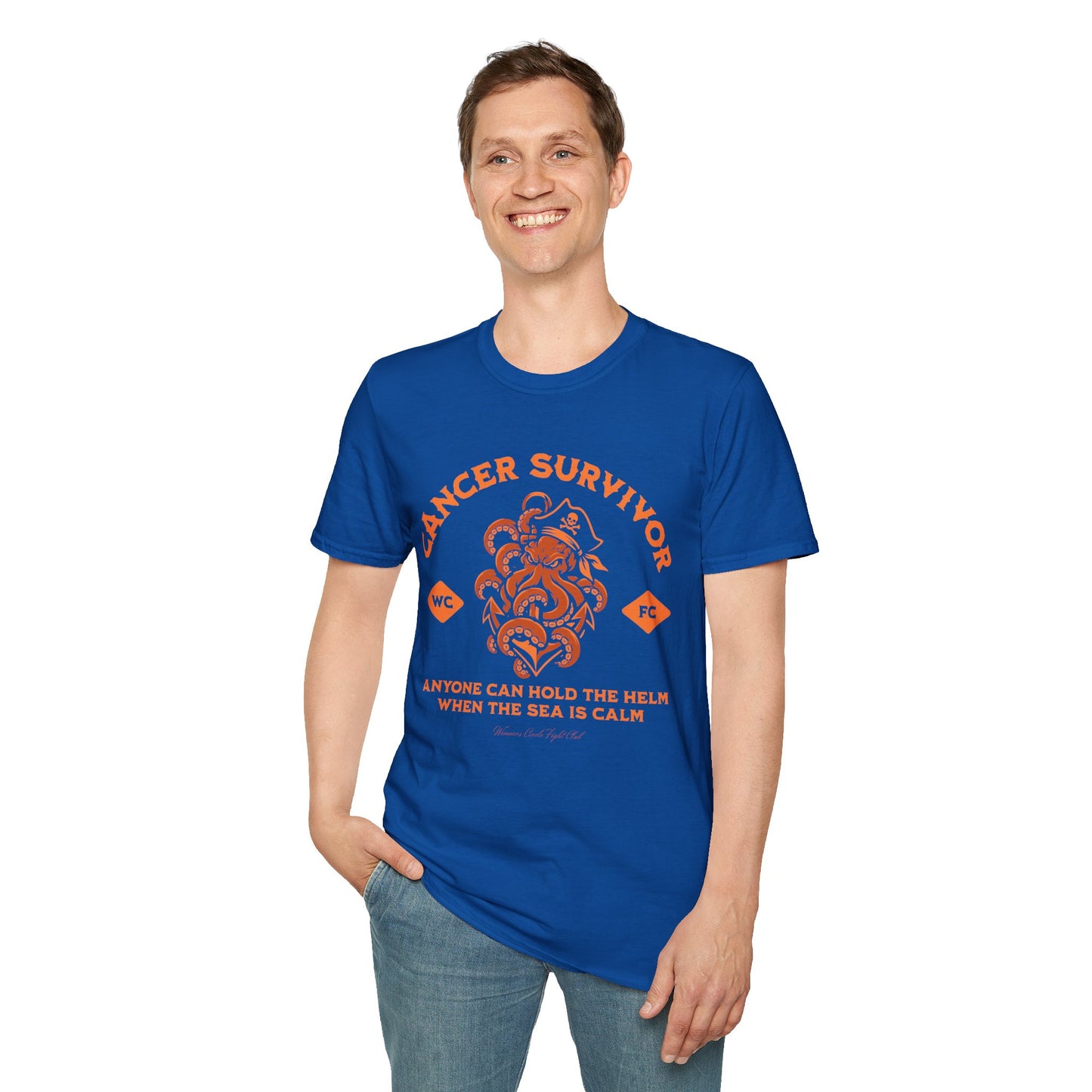 Calm Seas (Orange) - Unisex Soft Tee