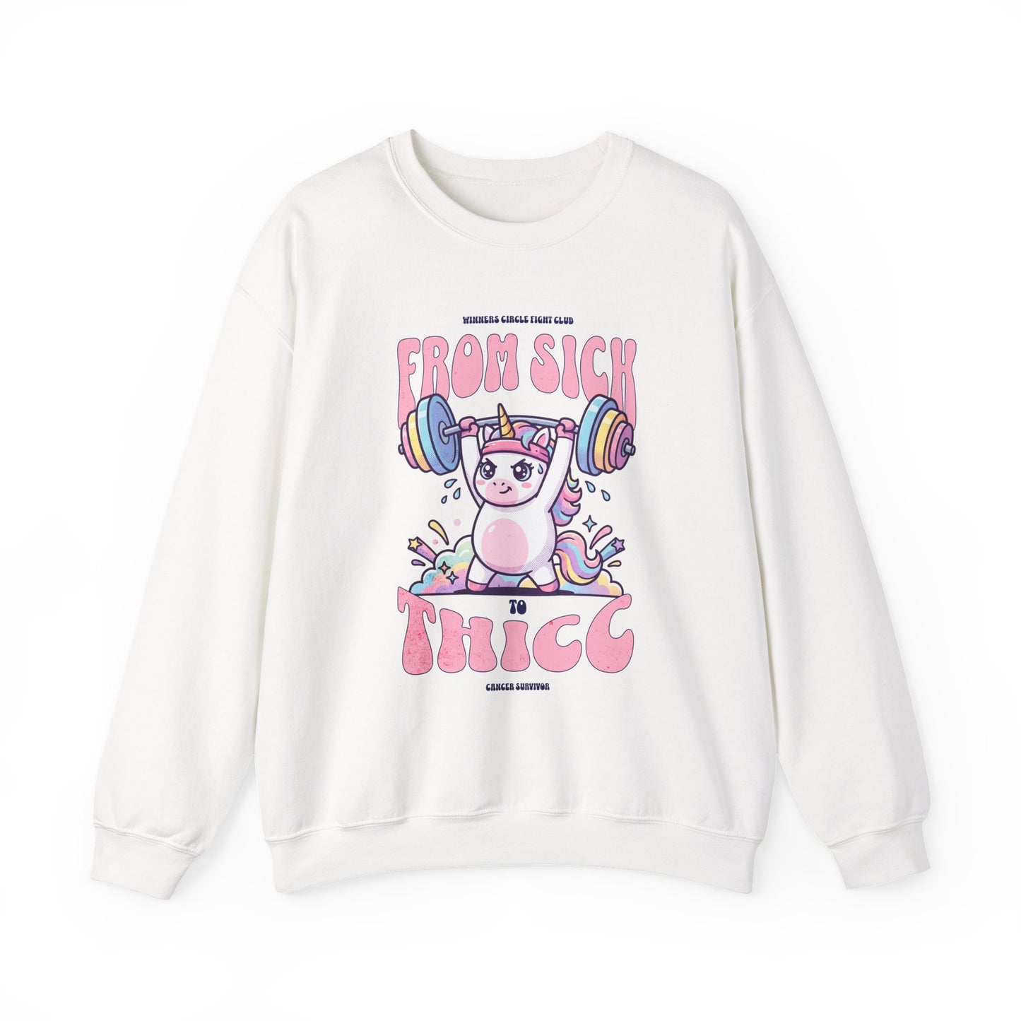 Sick 2 Thicc - Crewneck Sweatshirt (Women's)