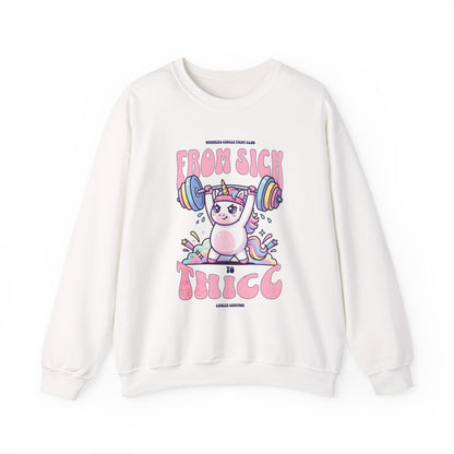 Sick 2 Thicc - Crewneck Sweatshirt (Women's)