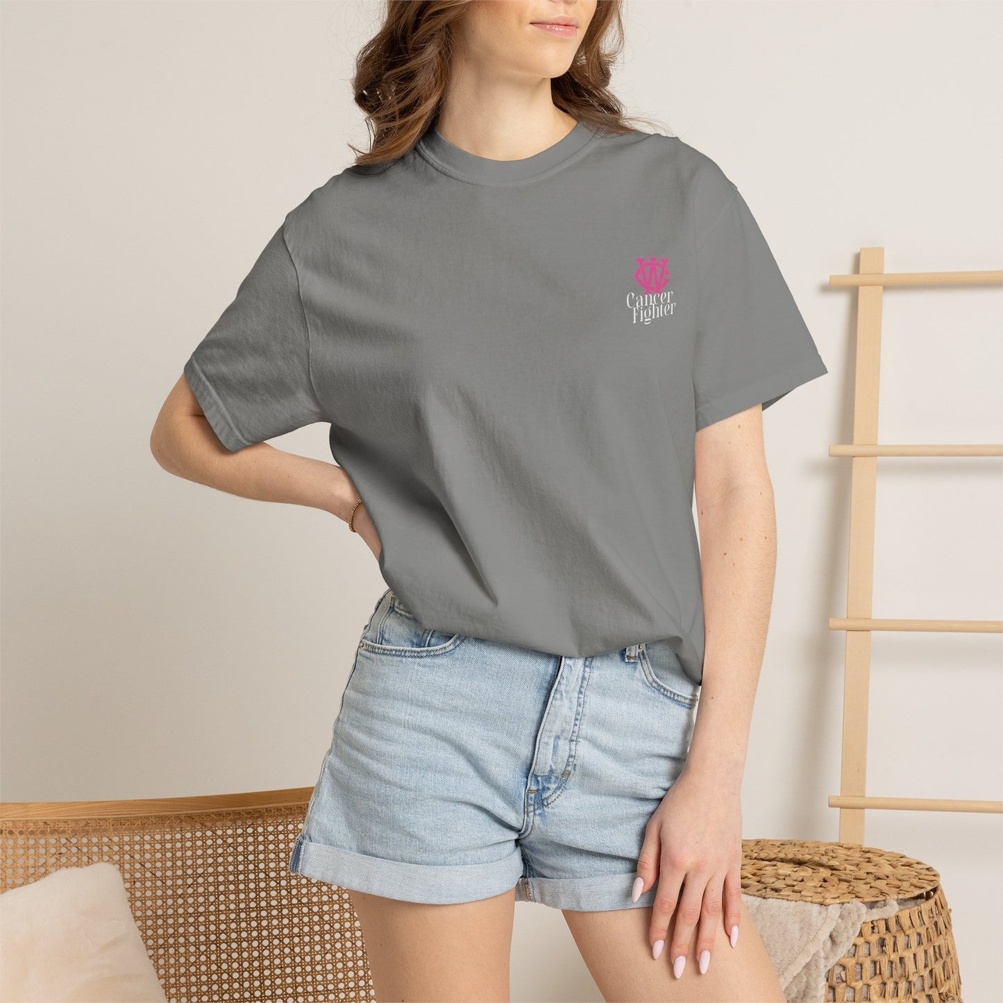 Defend Us In Battle Unisex Garment-Dyed T-shirt