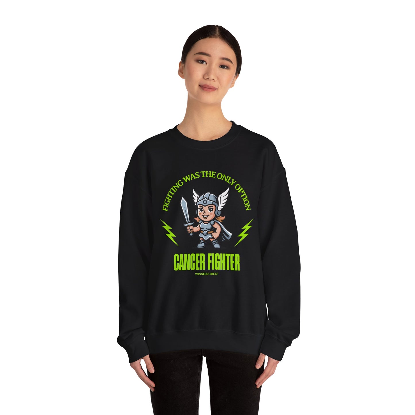 Cancer Fighter - Valkyrie NHL Green Sweatshirt