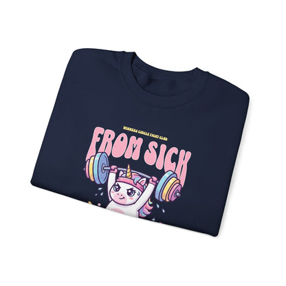 Sick 2 Thicc - Crewneck Sweatshirt (Women's)