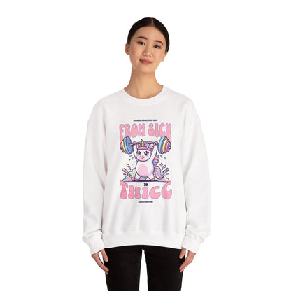 Sick 2 Thicc - Crewneck Sweatshirt (Women's)