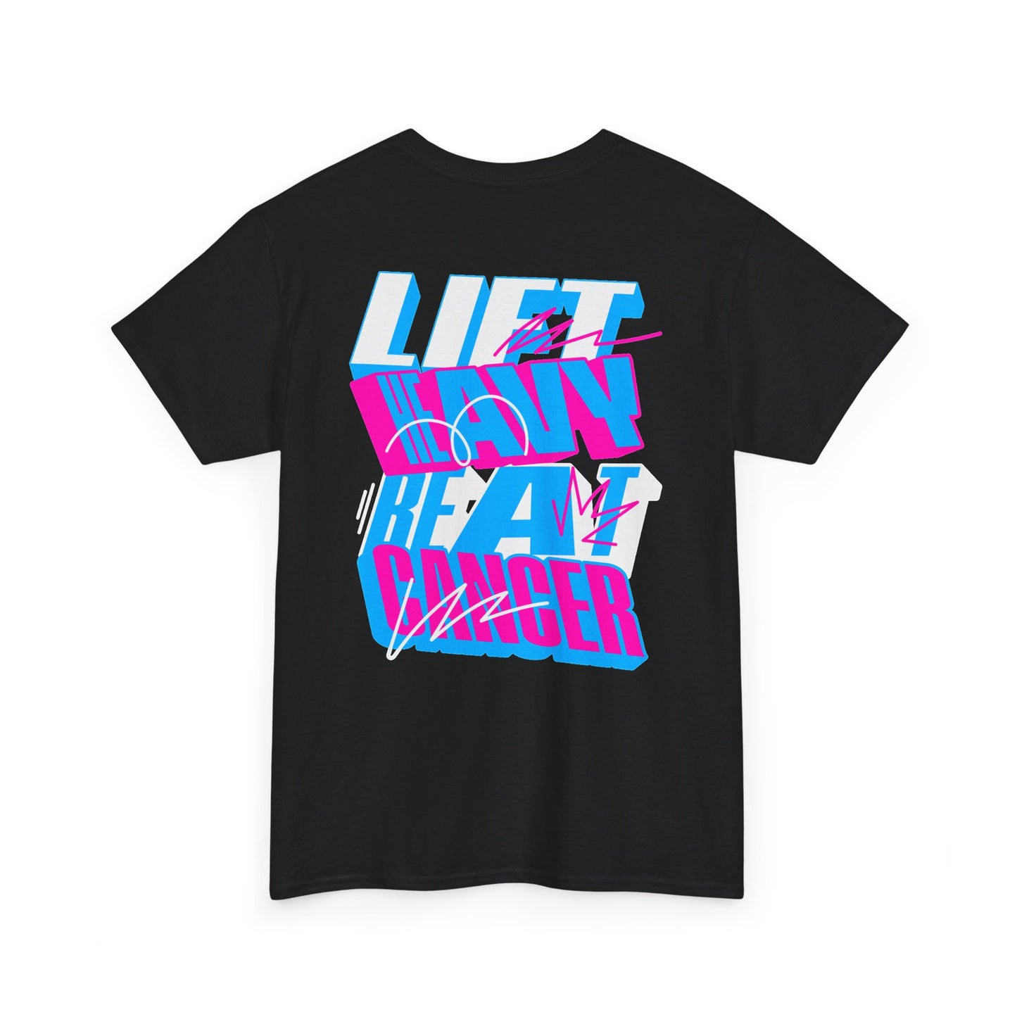 Lift Heavy Beat Cancer (Men's) - Heavy Cotton Tee