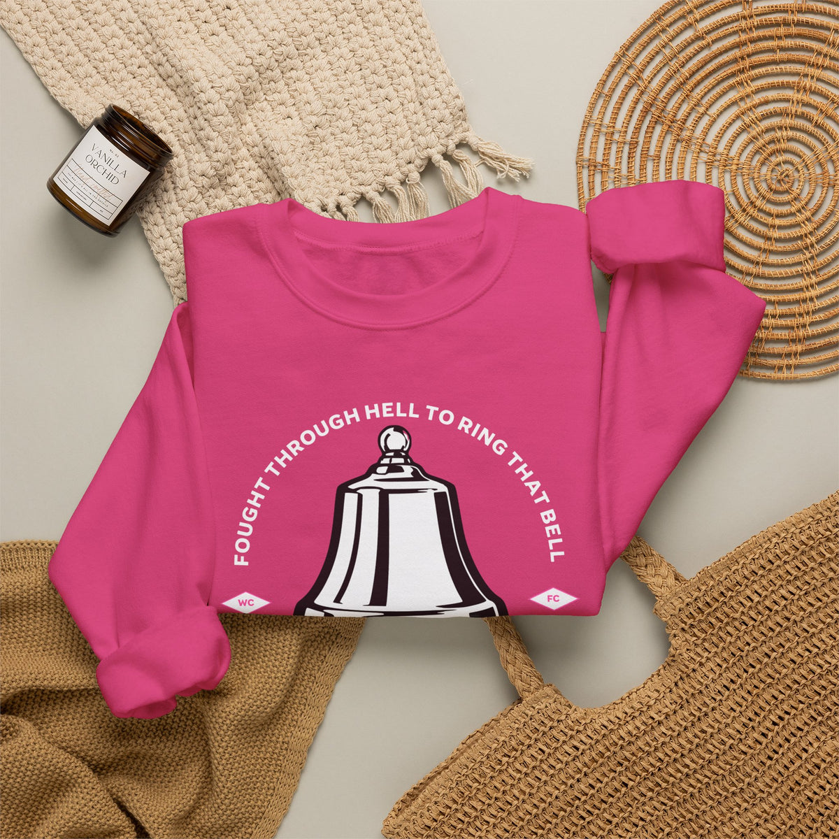Bell Ringer (Pink) - Women's Heavy Blend™ Crewneck Sweatshirt