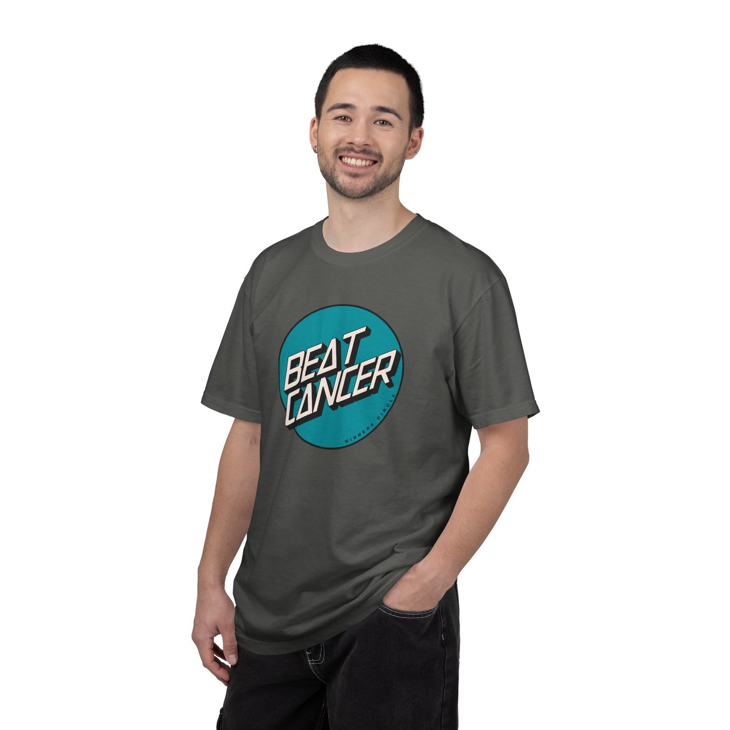 Beat Cancer Teal Logo - T-Shirt