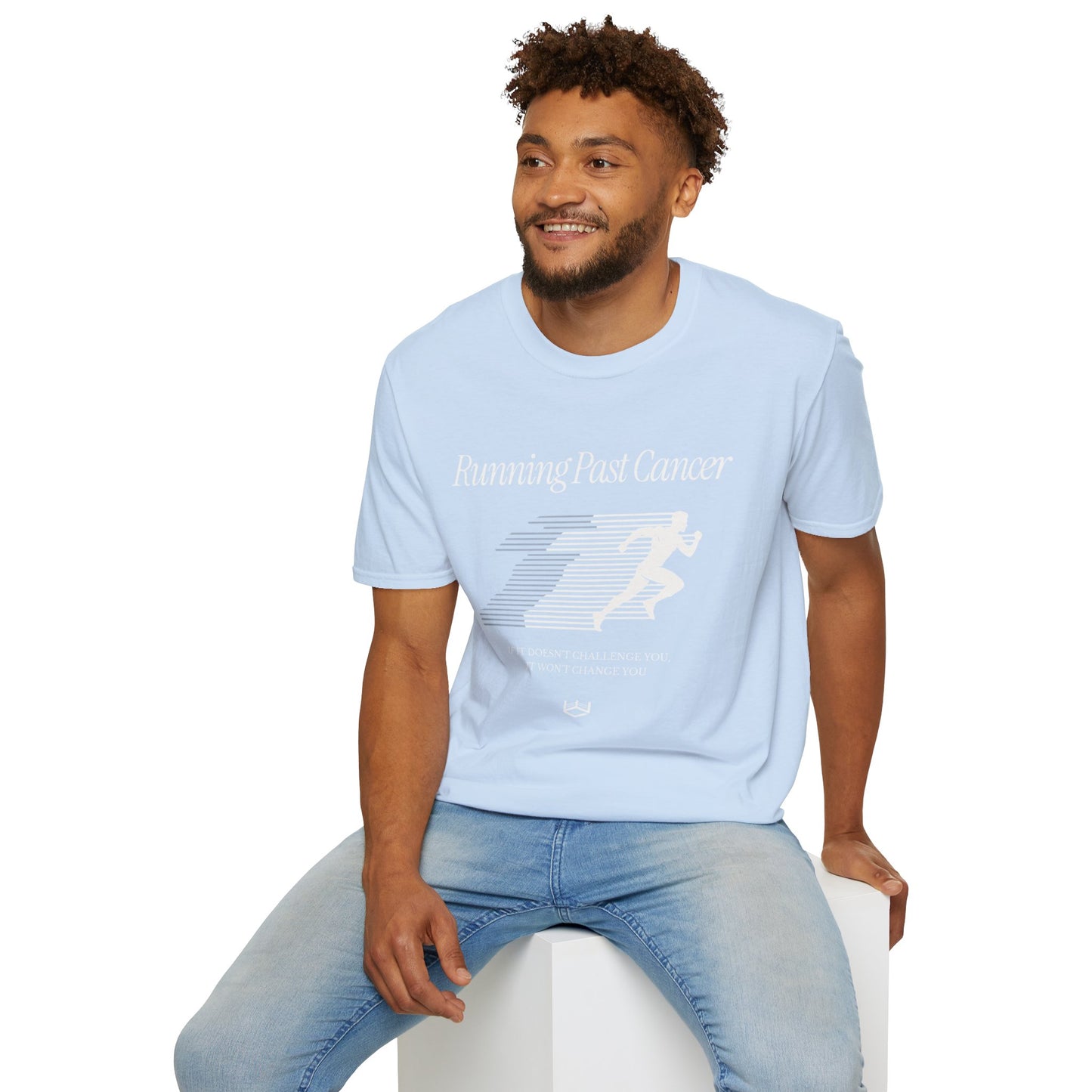 Running Past Cancer (Male) - T-Shirt