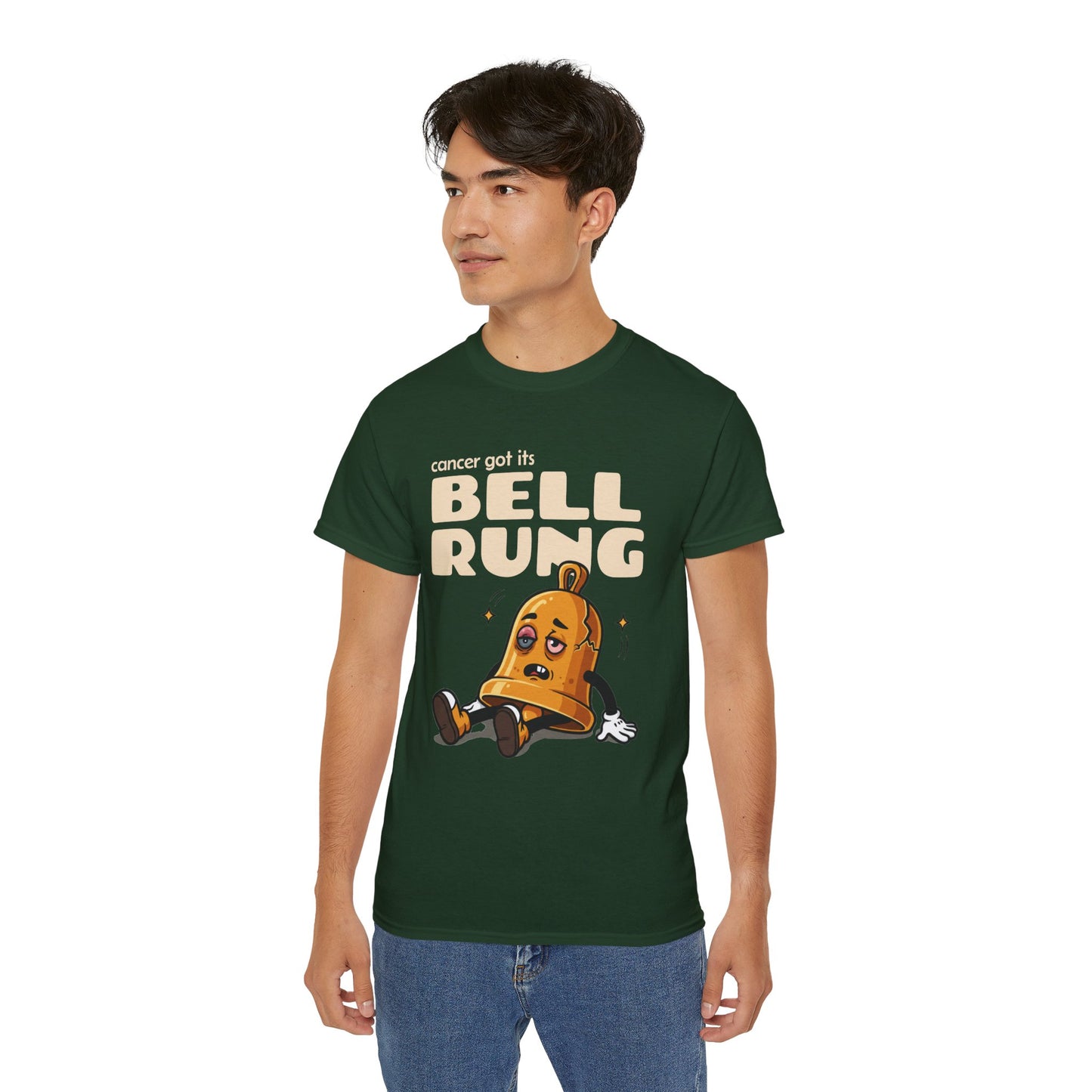 Cancer Got It's Bell Rung Unisex Cotton Shirt