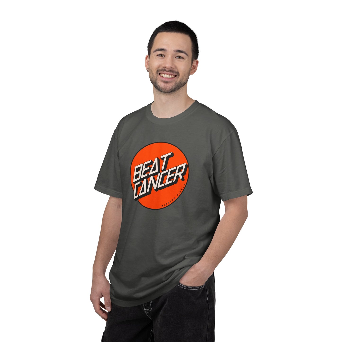Beat Cancer Orange Logo - T-Shirt