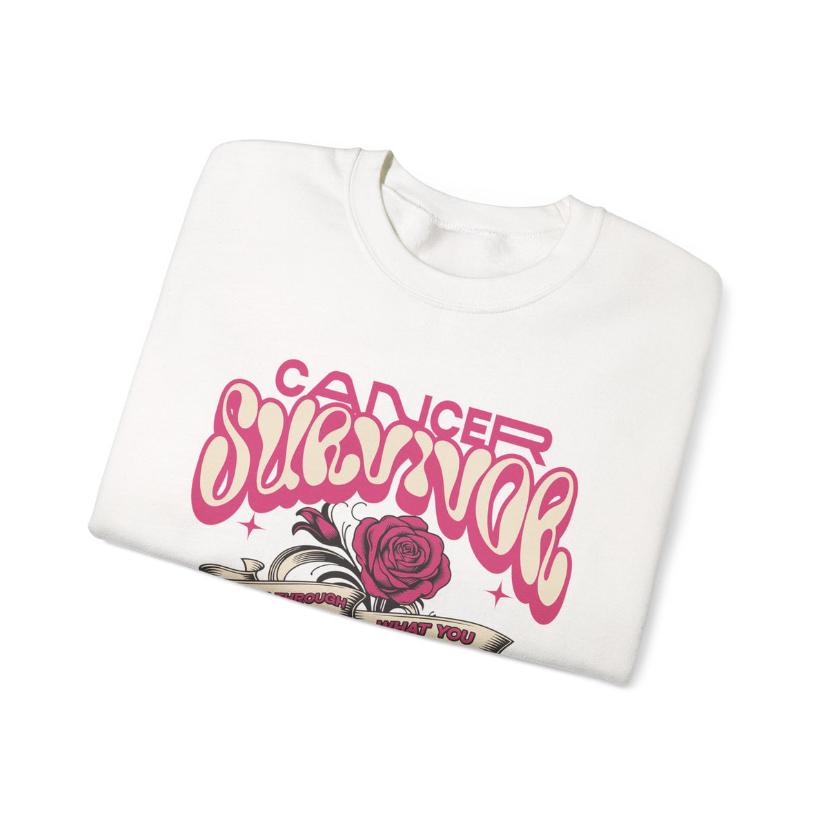 Grow Through What You Go Through - Women's Heavy Blend™ Crewneck Sweatshirt
