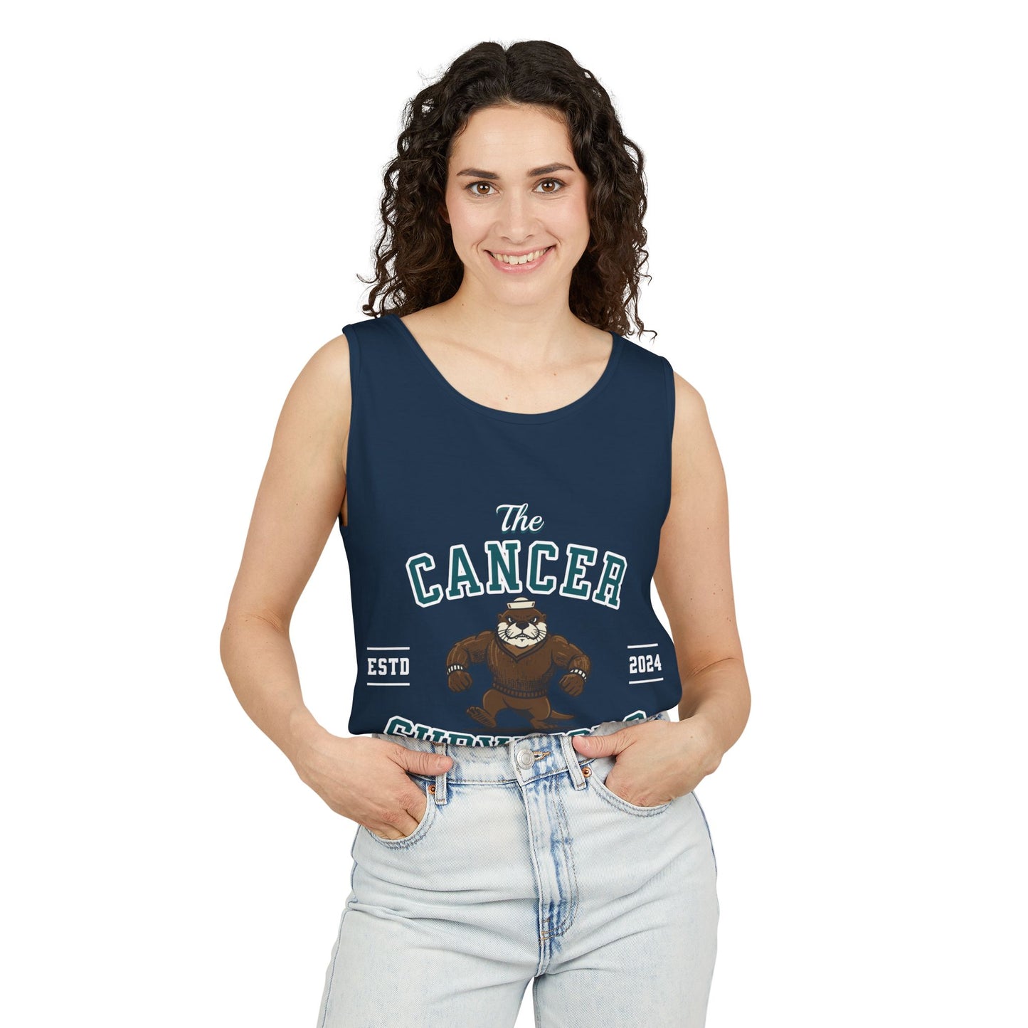 Cancer Survivors Club Tank Top | Unisex Garment-Dyed