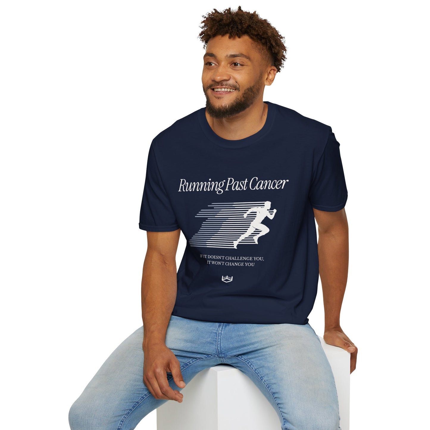 Running Past Cancer (Male) - T-Shirt