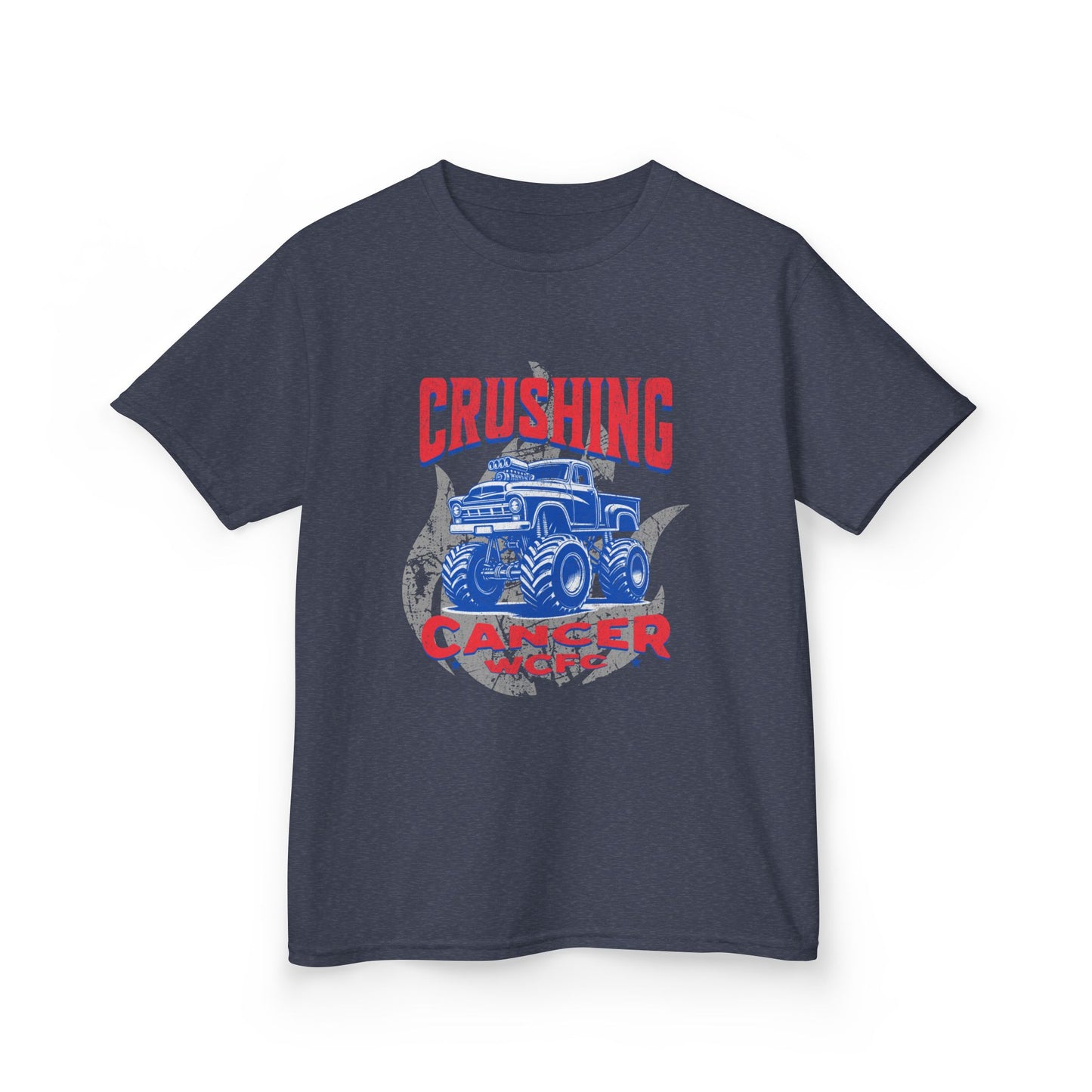 Crushing Cancer Monster Truck - Kids Heavy Tee